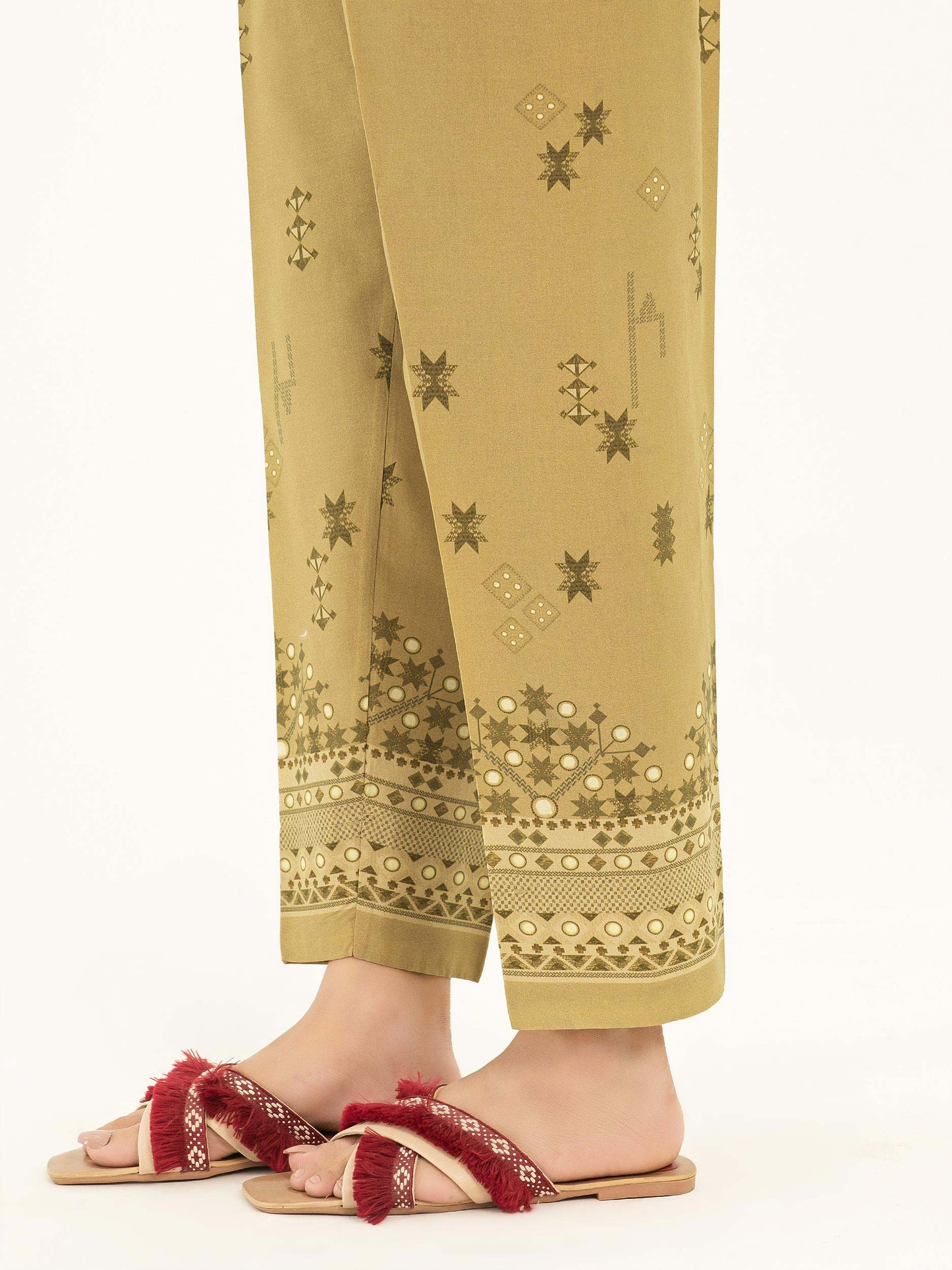 Printed Cambric Trousers