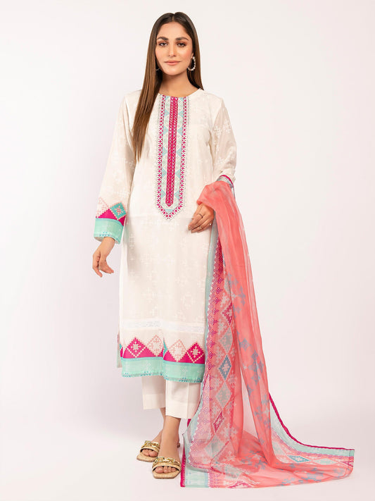 Embroidered Lawn Suit