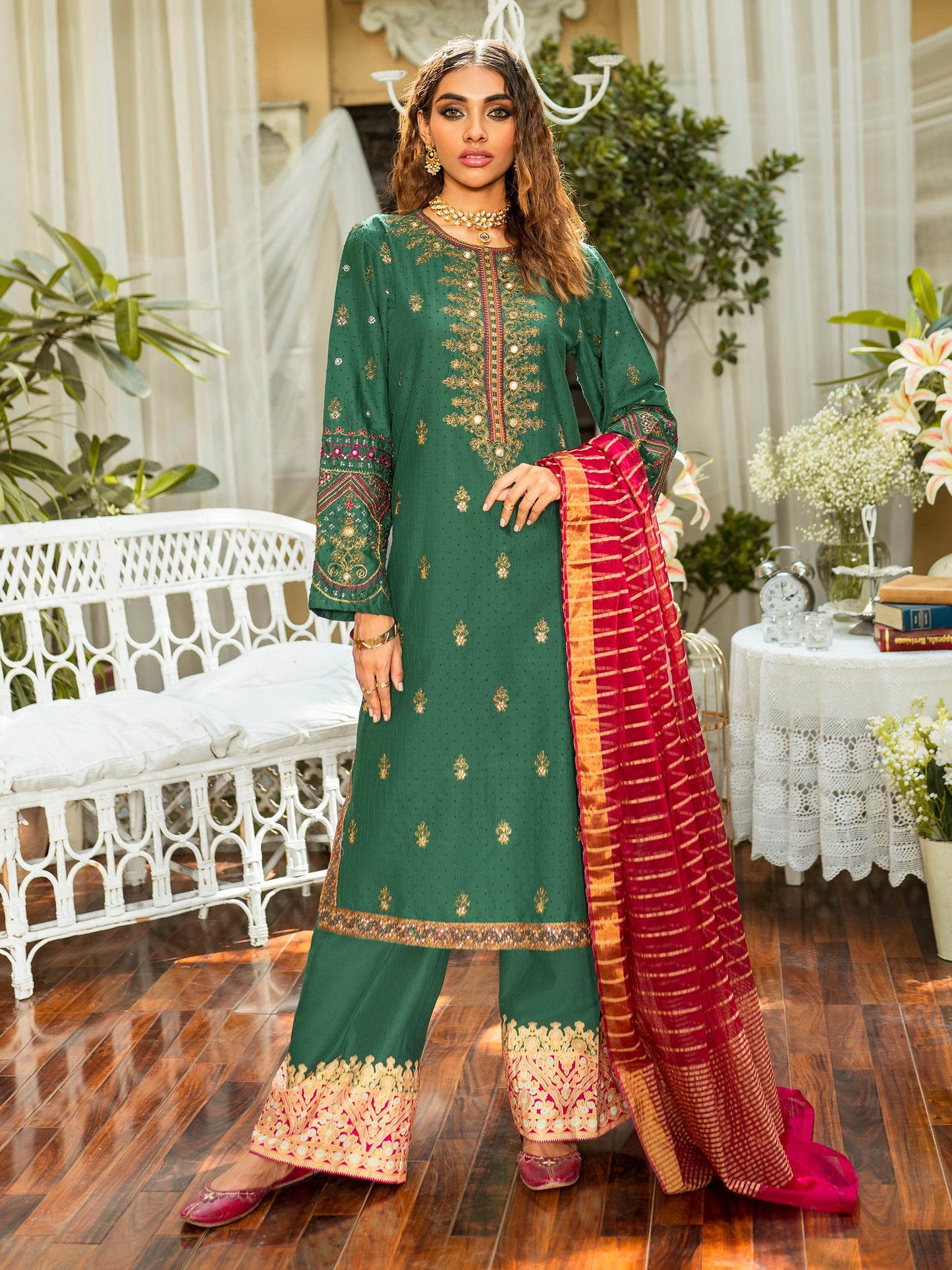 Embroidered Lawn Suit