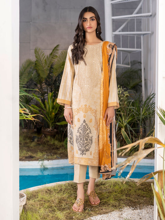 2 Piece Embroidered Jacquard Suit