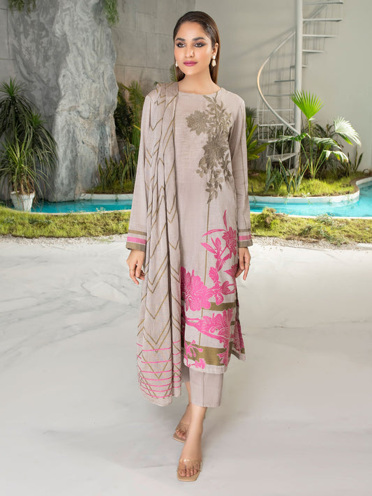 3 Piece Embroidered Jacquard Suit