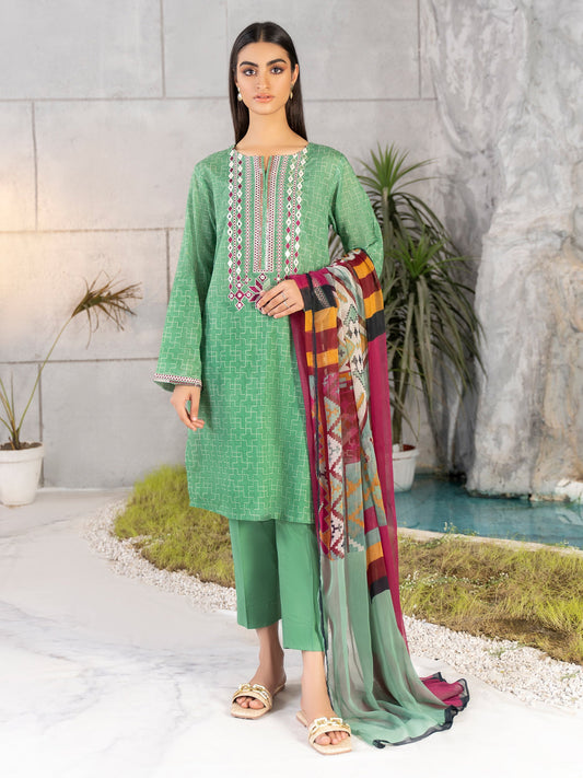 3 Piece Embroidered Lawn Suit