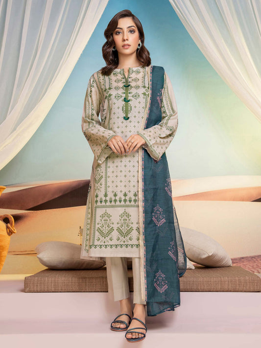 2 Piece Printed Lawn Suit