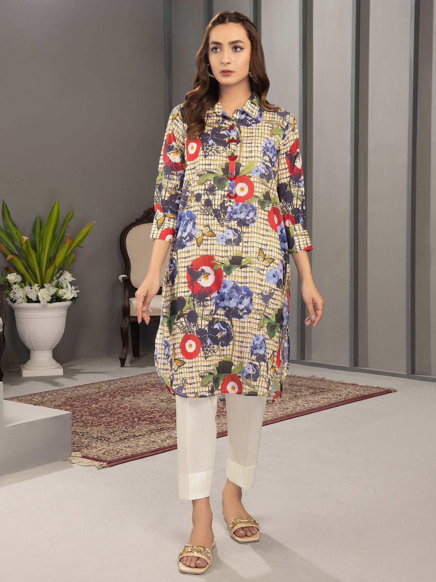 2 Piece Printed Lawn Suit