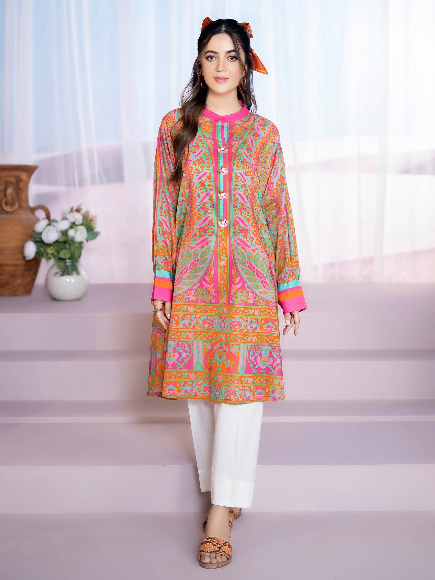 1 Piece Printed Lawn Shirt