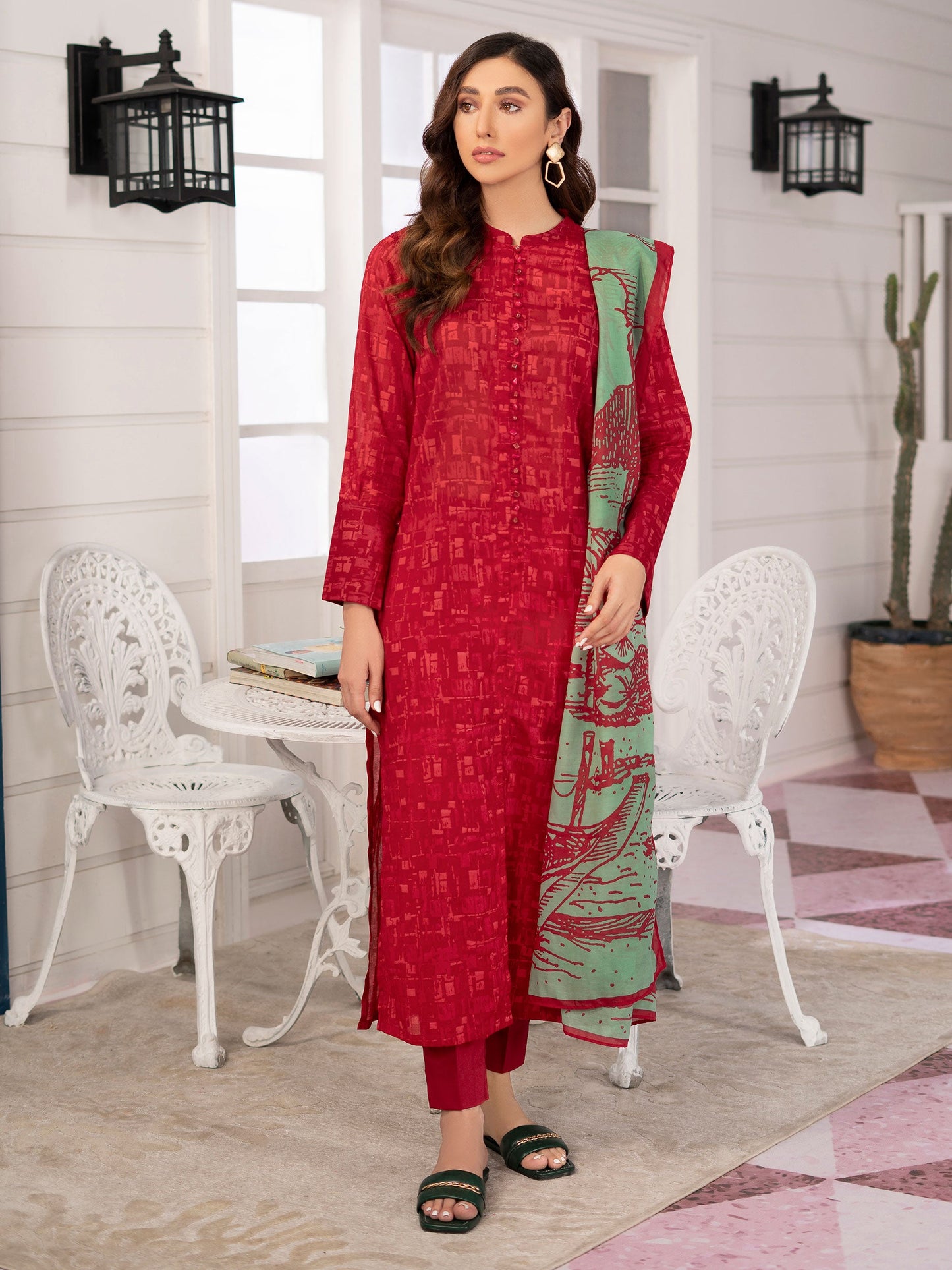 3 Piece Printed Lawn Suit