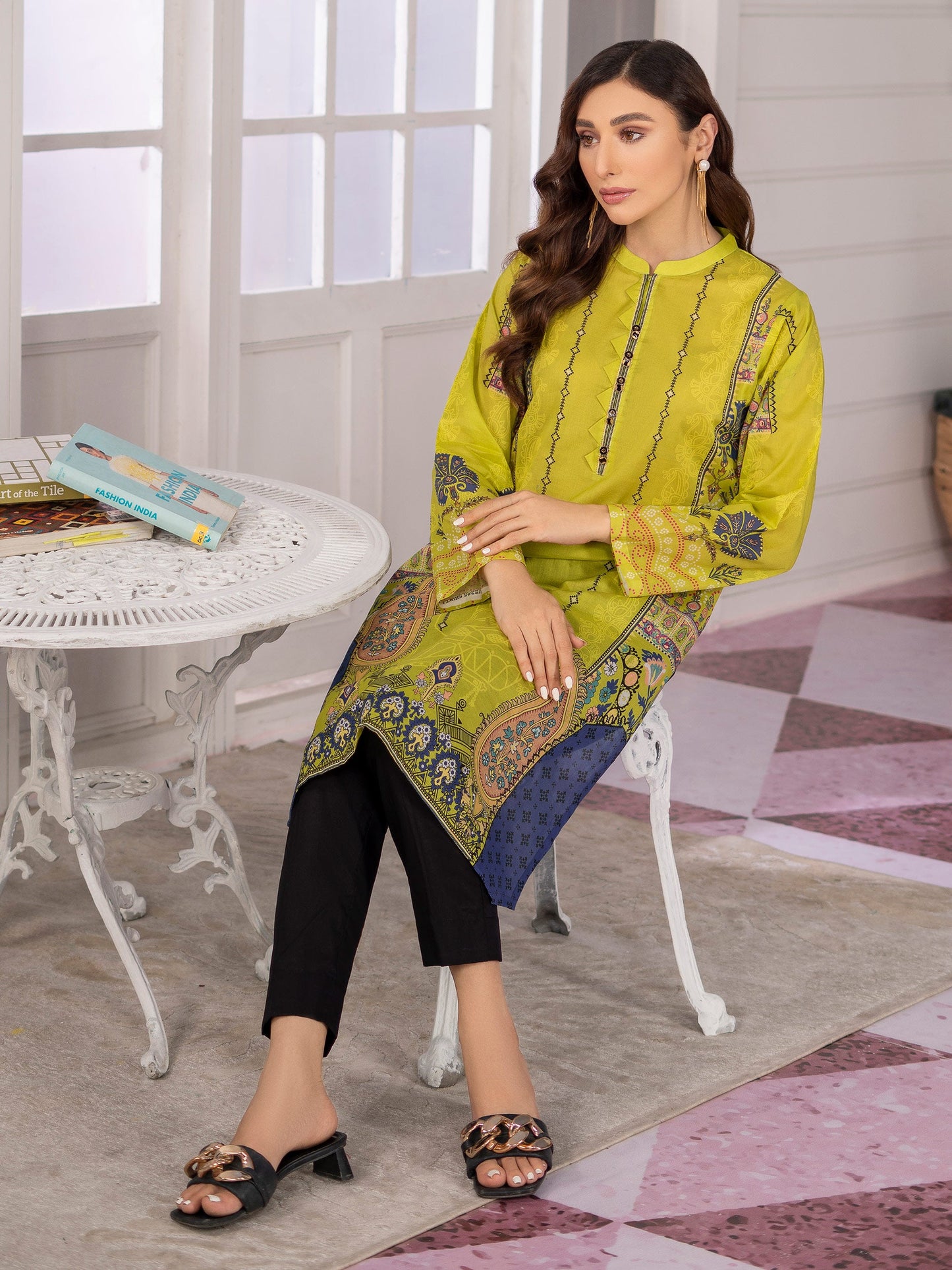 1 Piece Printed Lawn Shirt