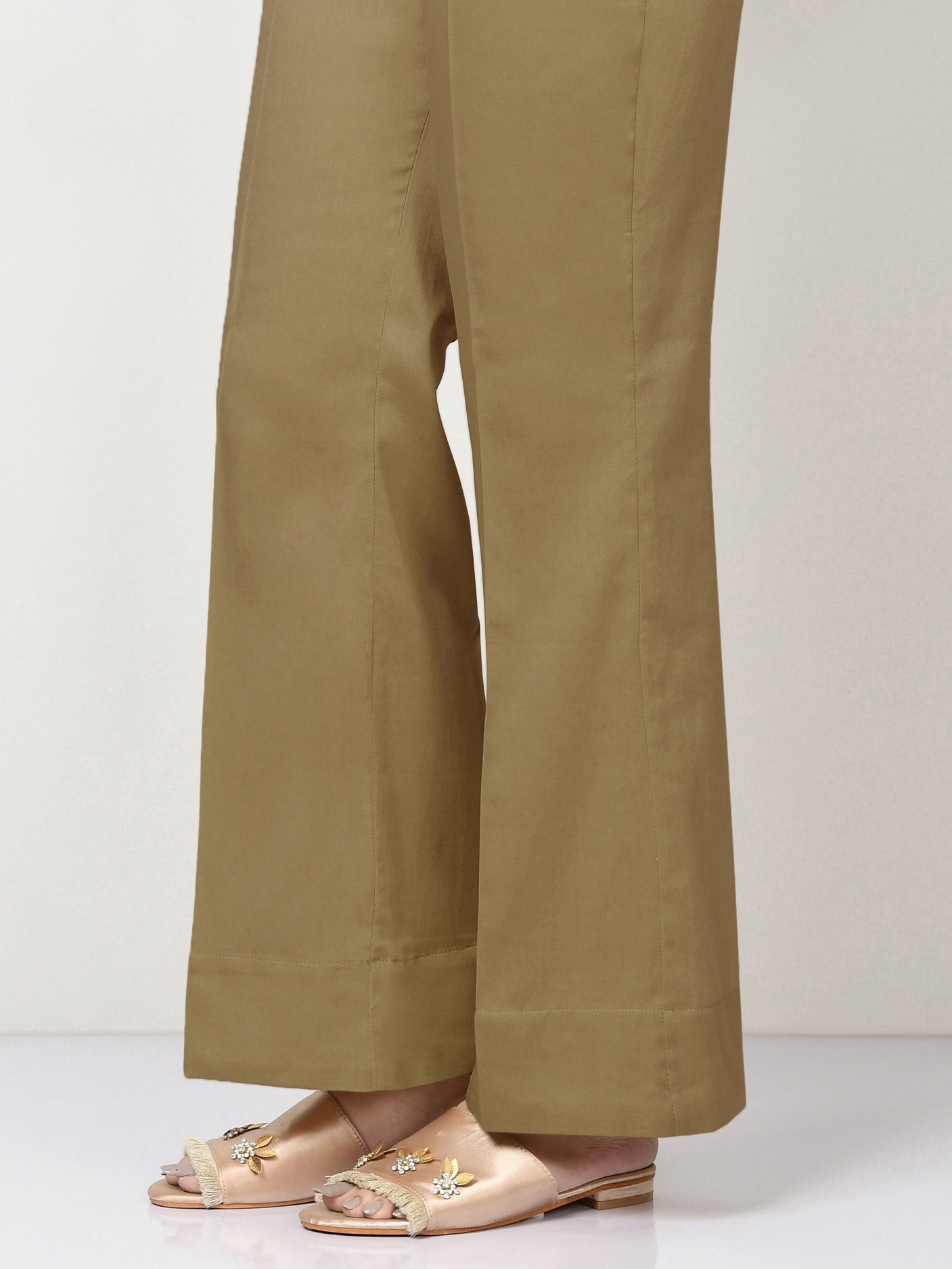 Unstitched Cambric Trousers