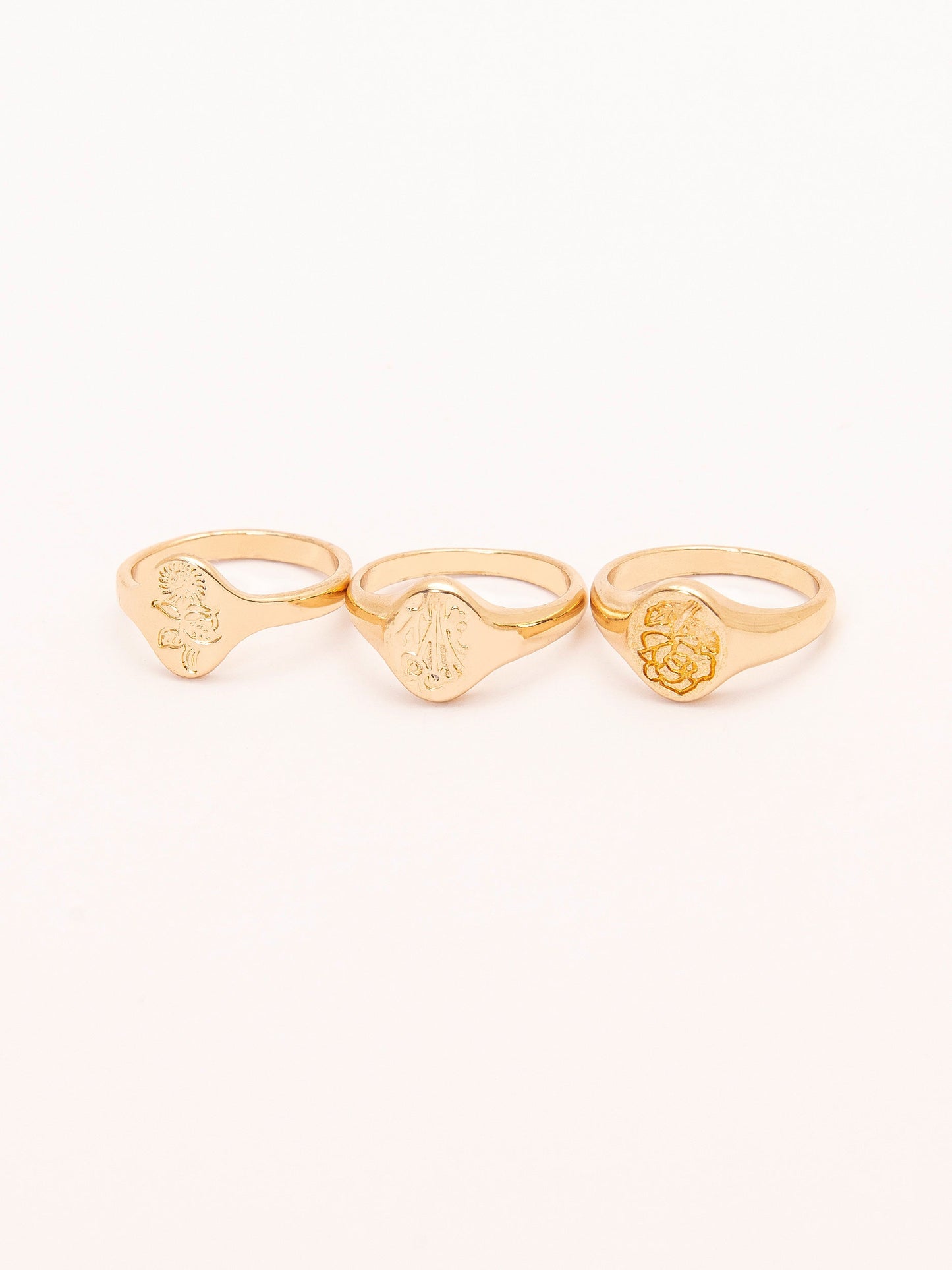 Golden Ring Band Set