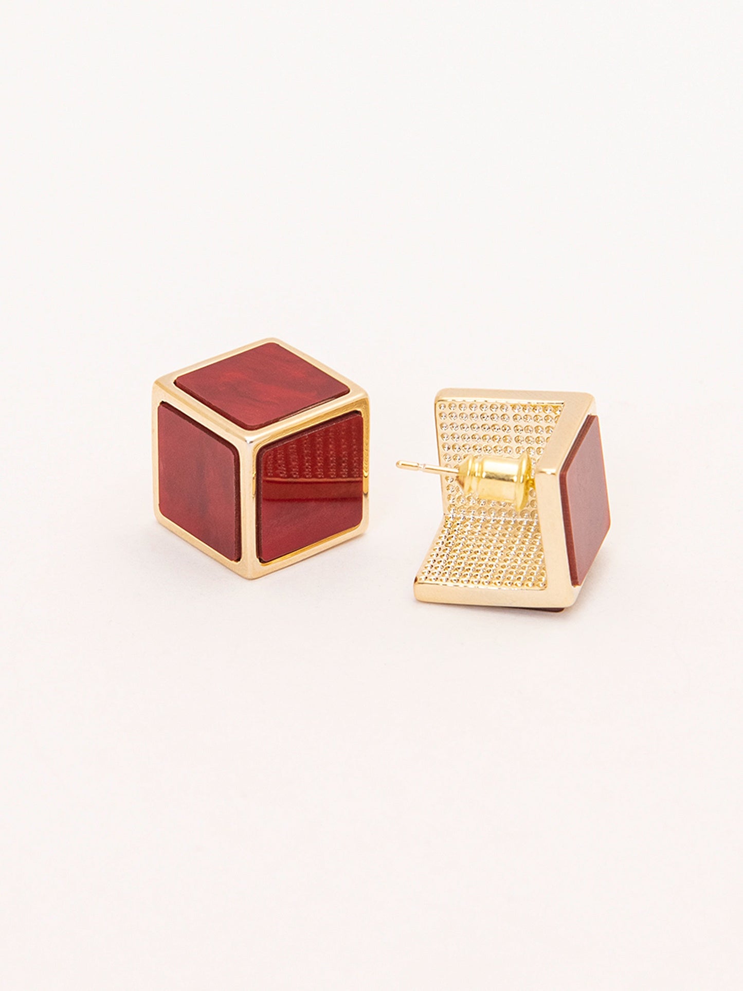 Cube Stud Earrings