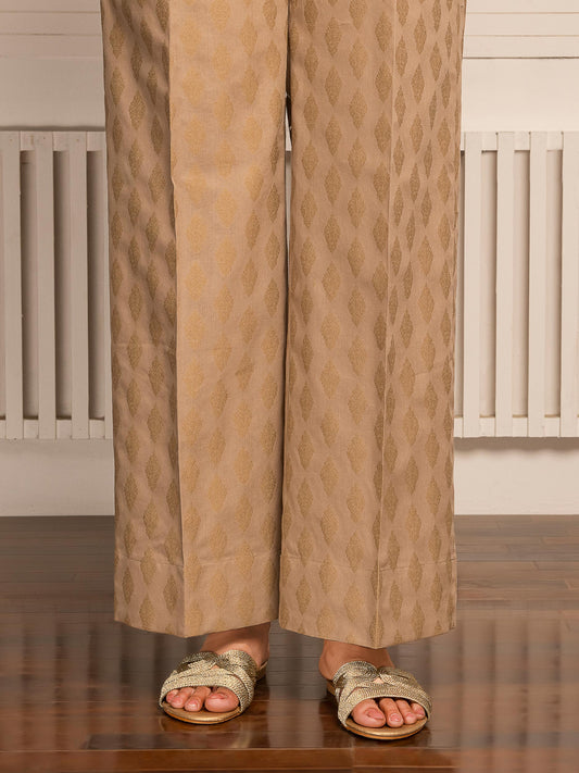 Unstitched Jacquard Trousers