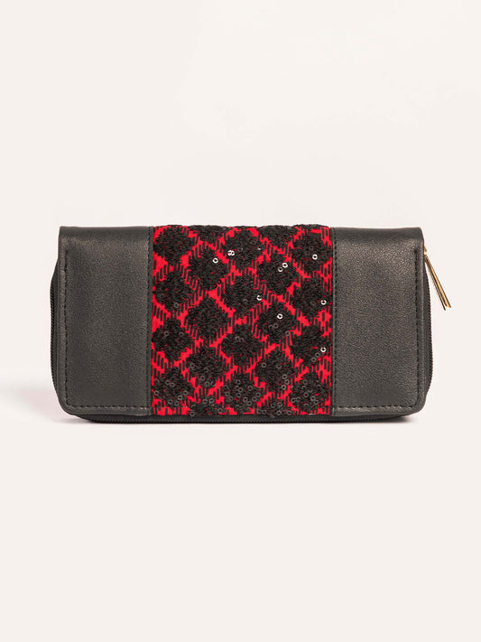 Embroidered Wallet