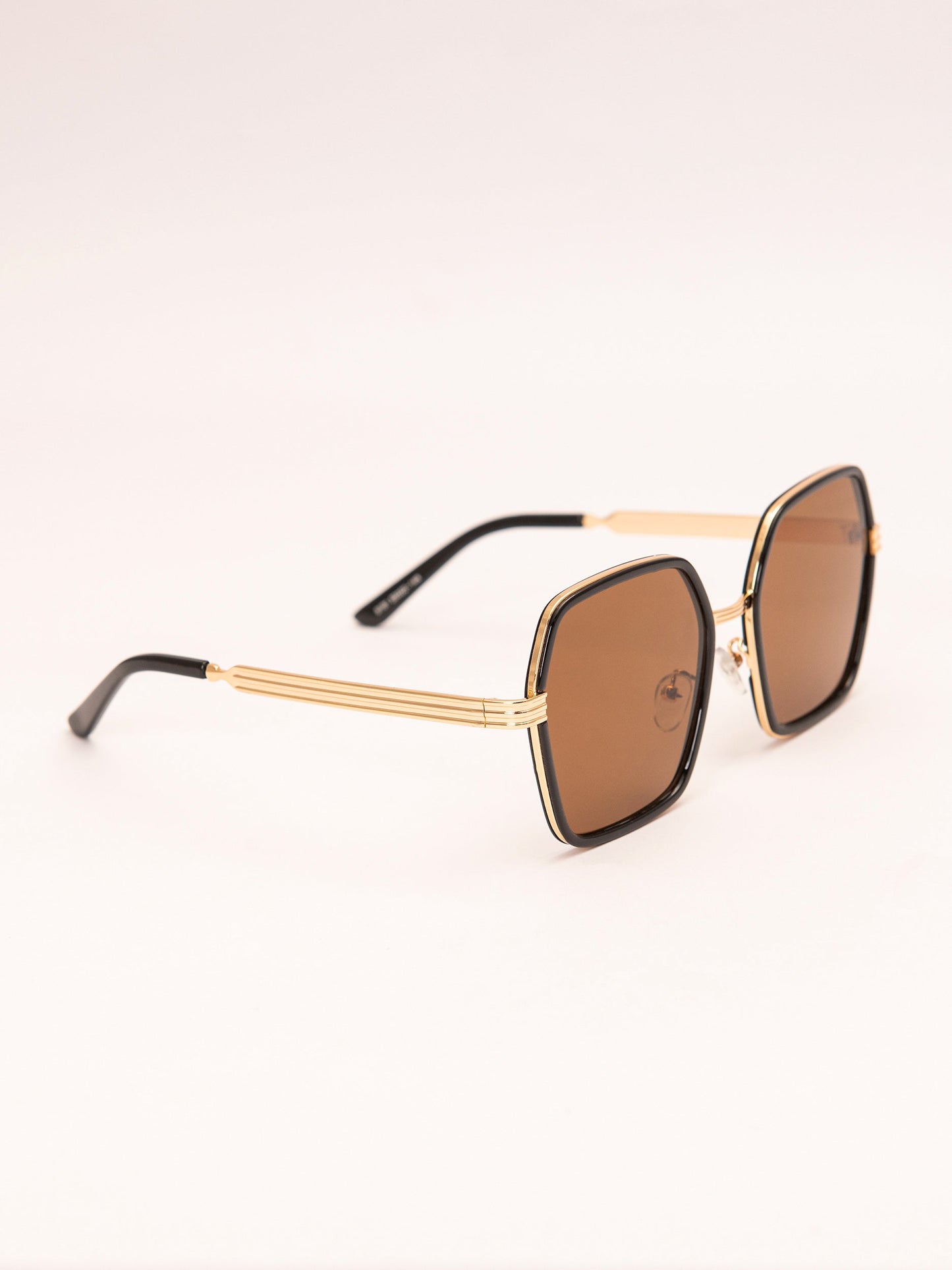 Stripy Square Sunglasses