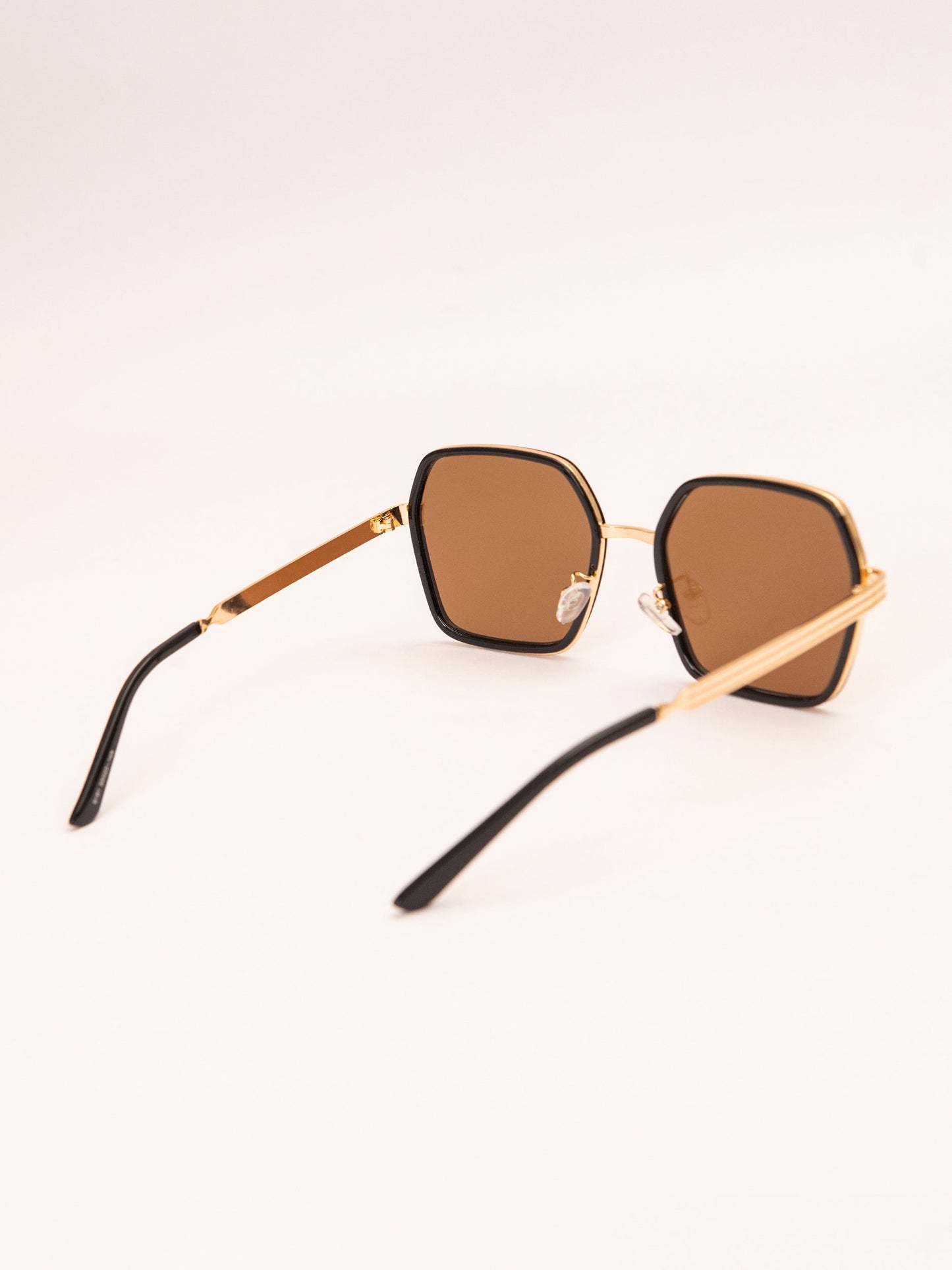 Stripy Square Sunglasses