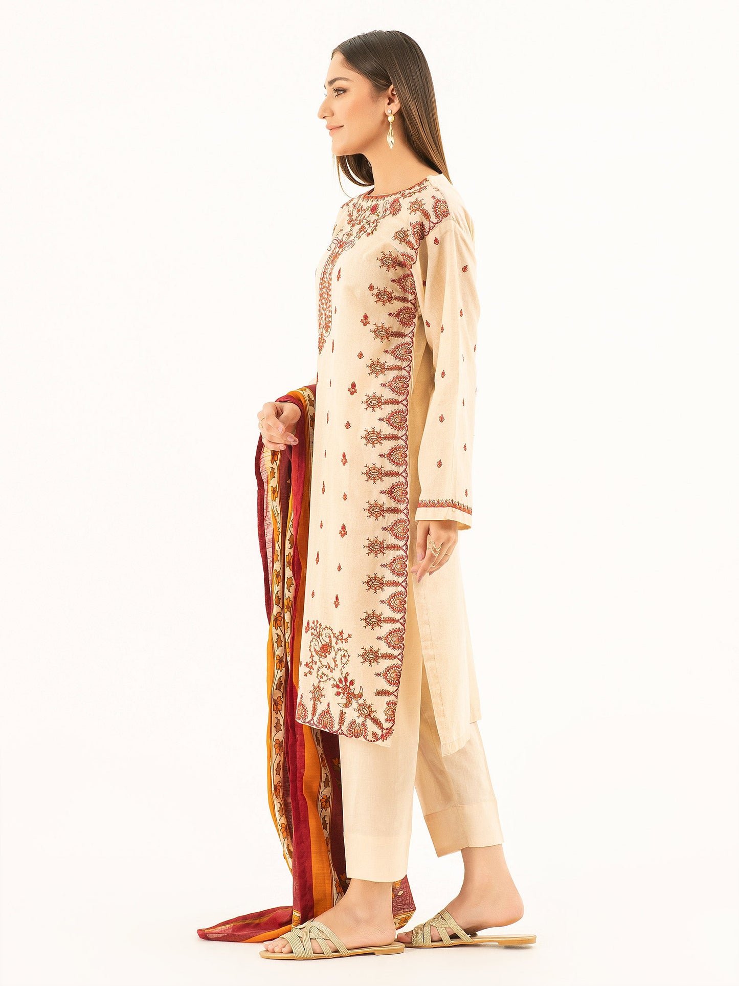 Embroidered Lawn Suit