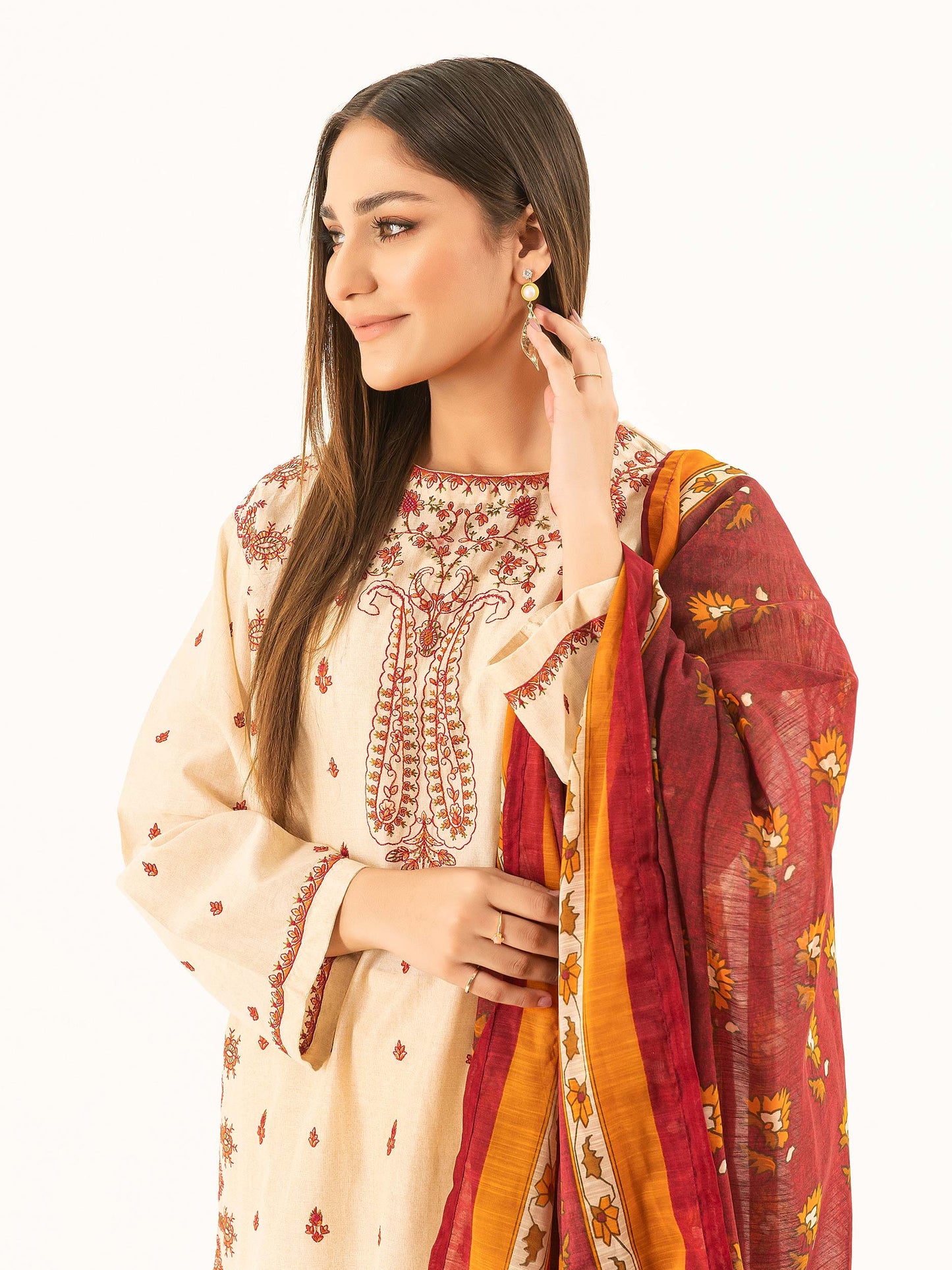 Embroidered Lawn Suit