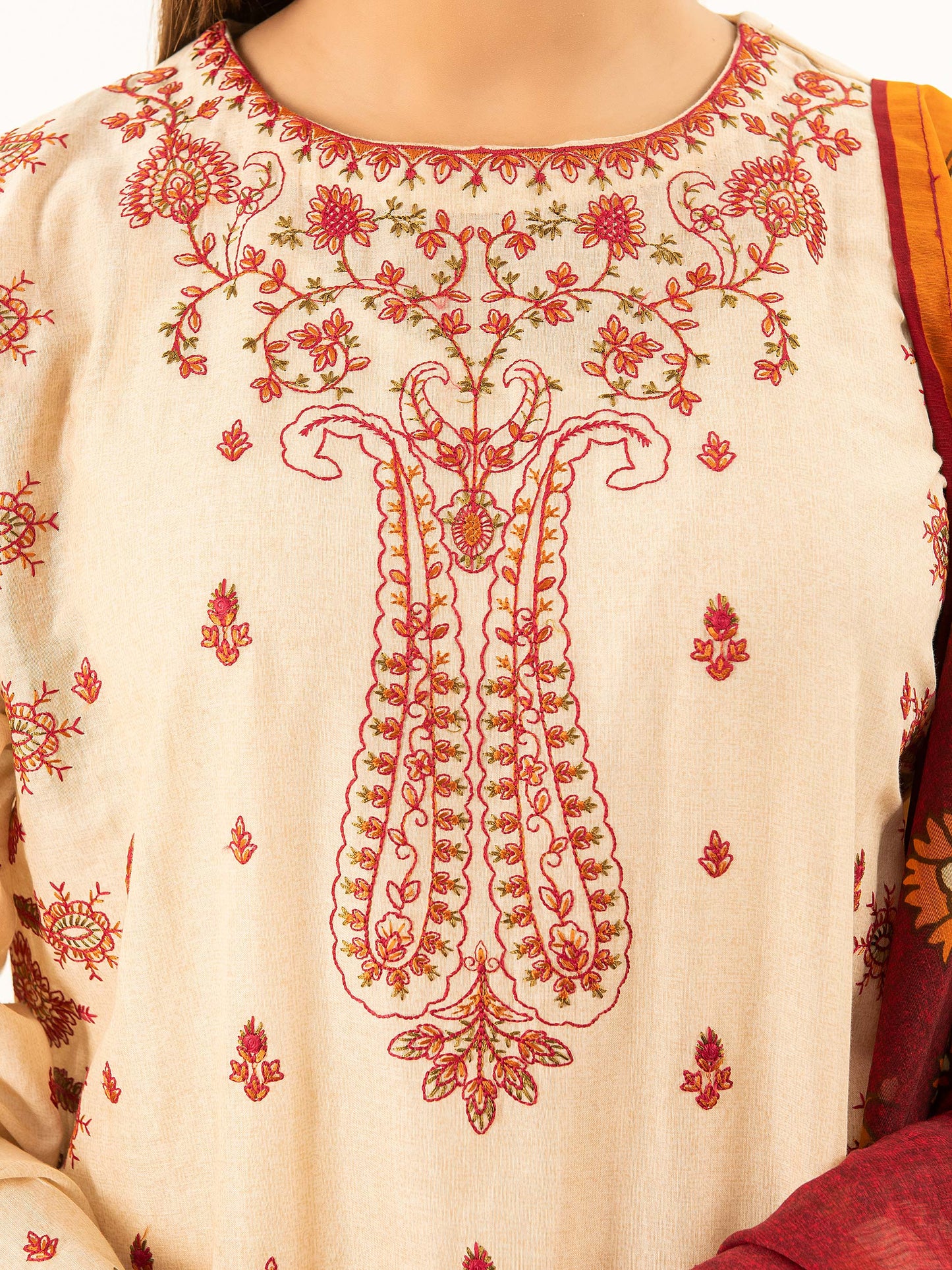 Embroidered Lawn Suit