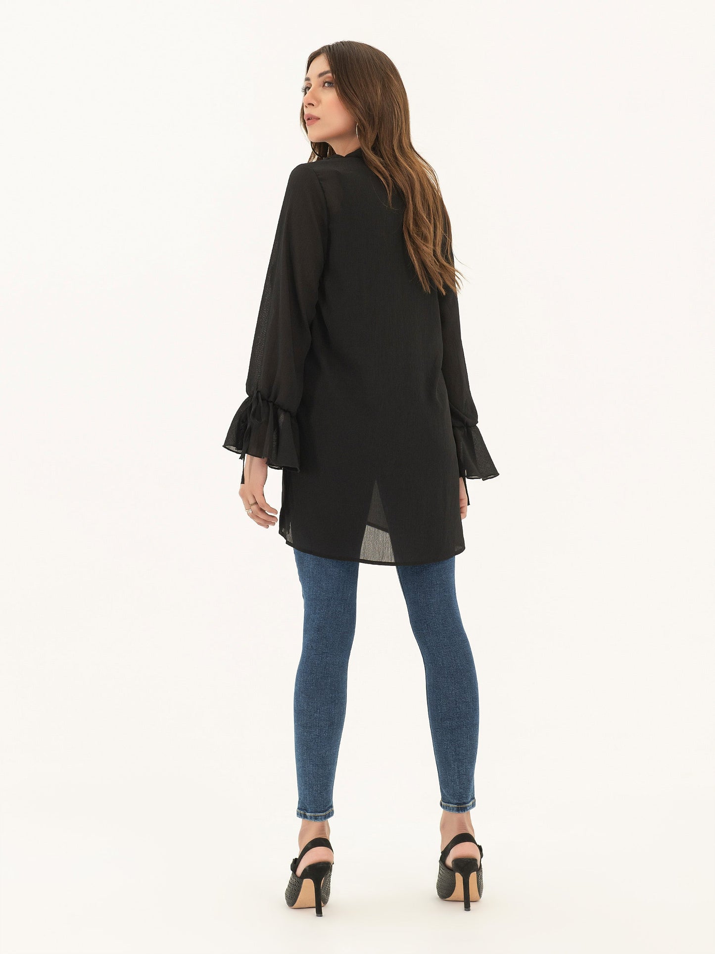 Frilled Chiffon Tunic