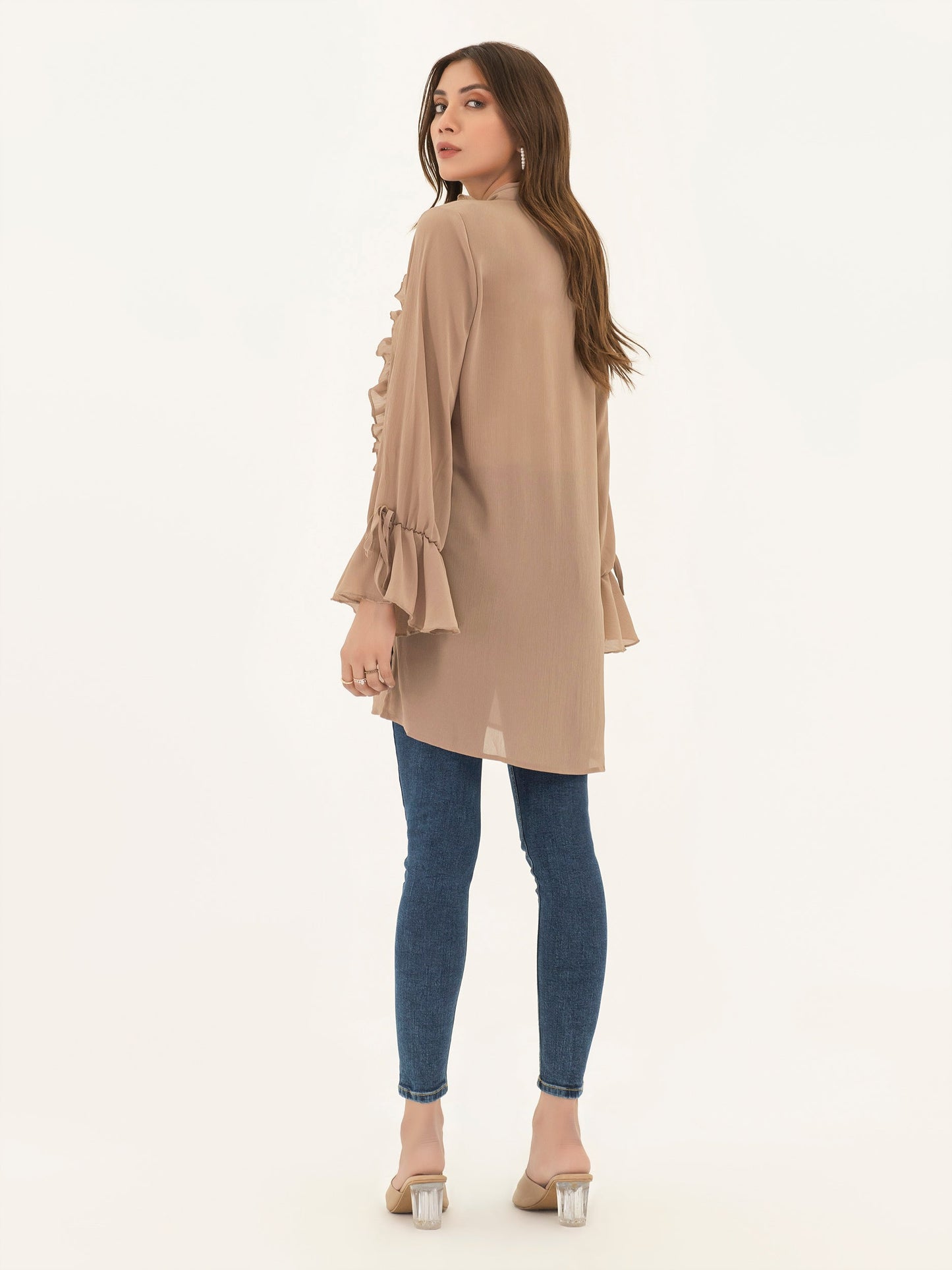 Frilled Chiffon Tunic