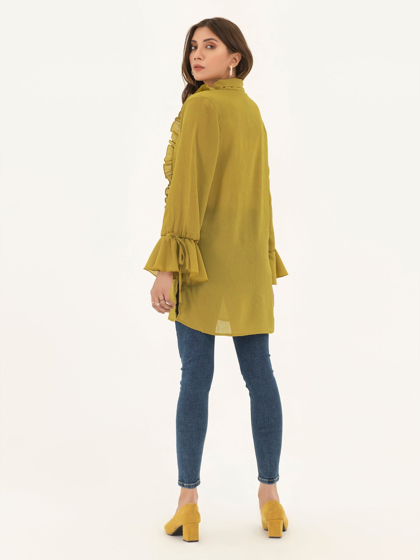 Frilled Chiffon Tunic