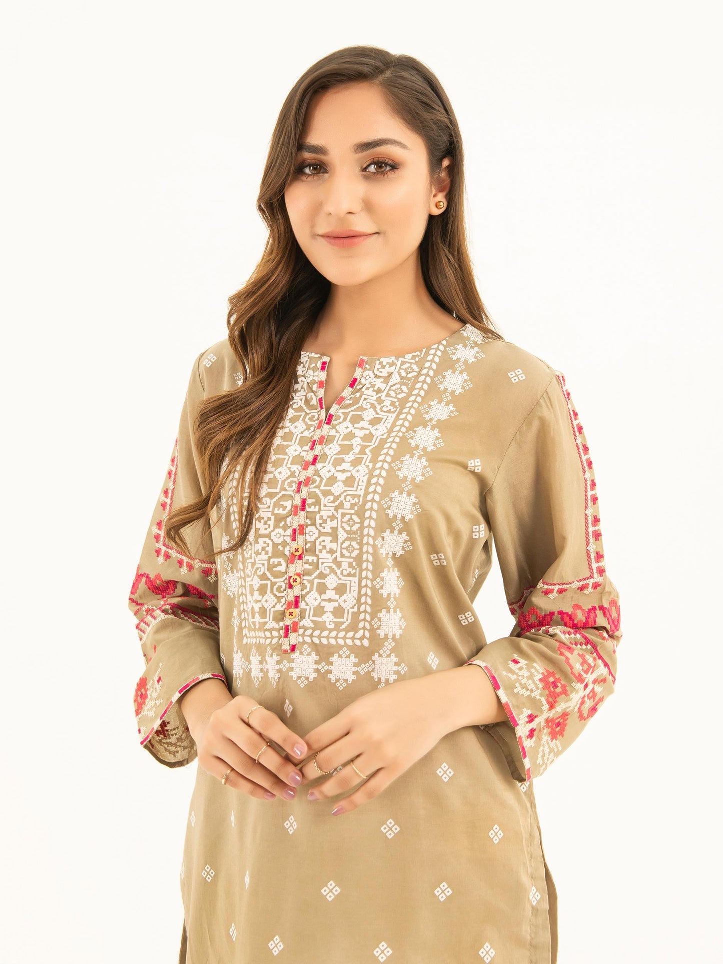 Embroidered Lawn Shirt