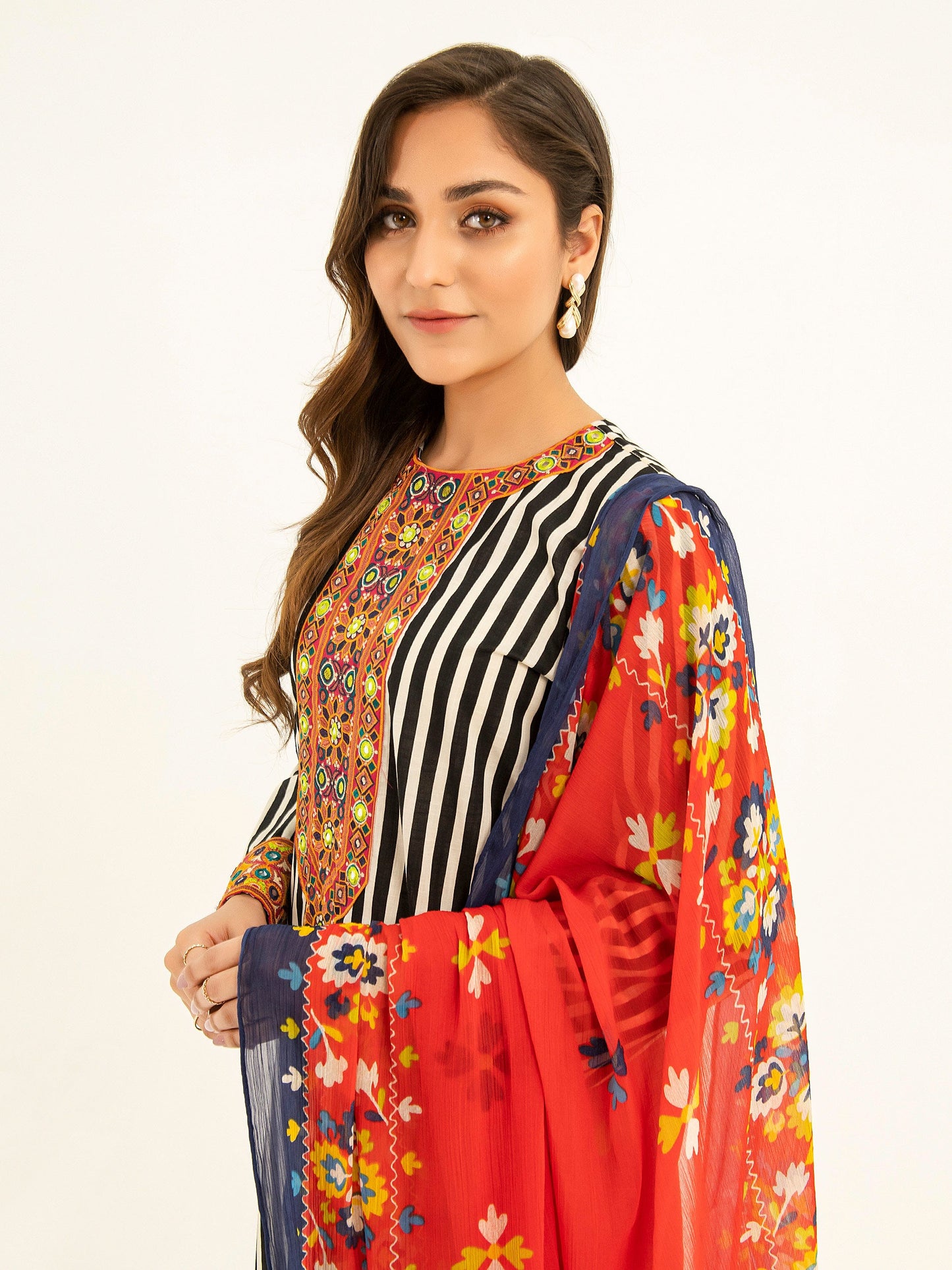 Embroidered Lawn Suit