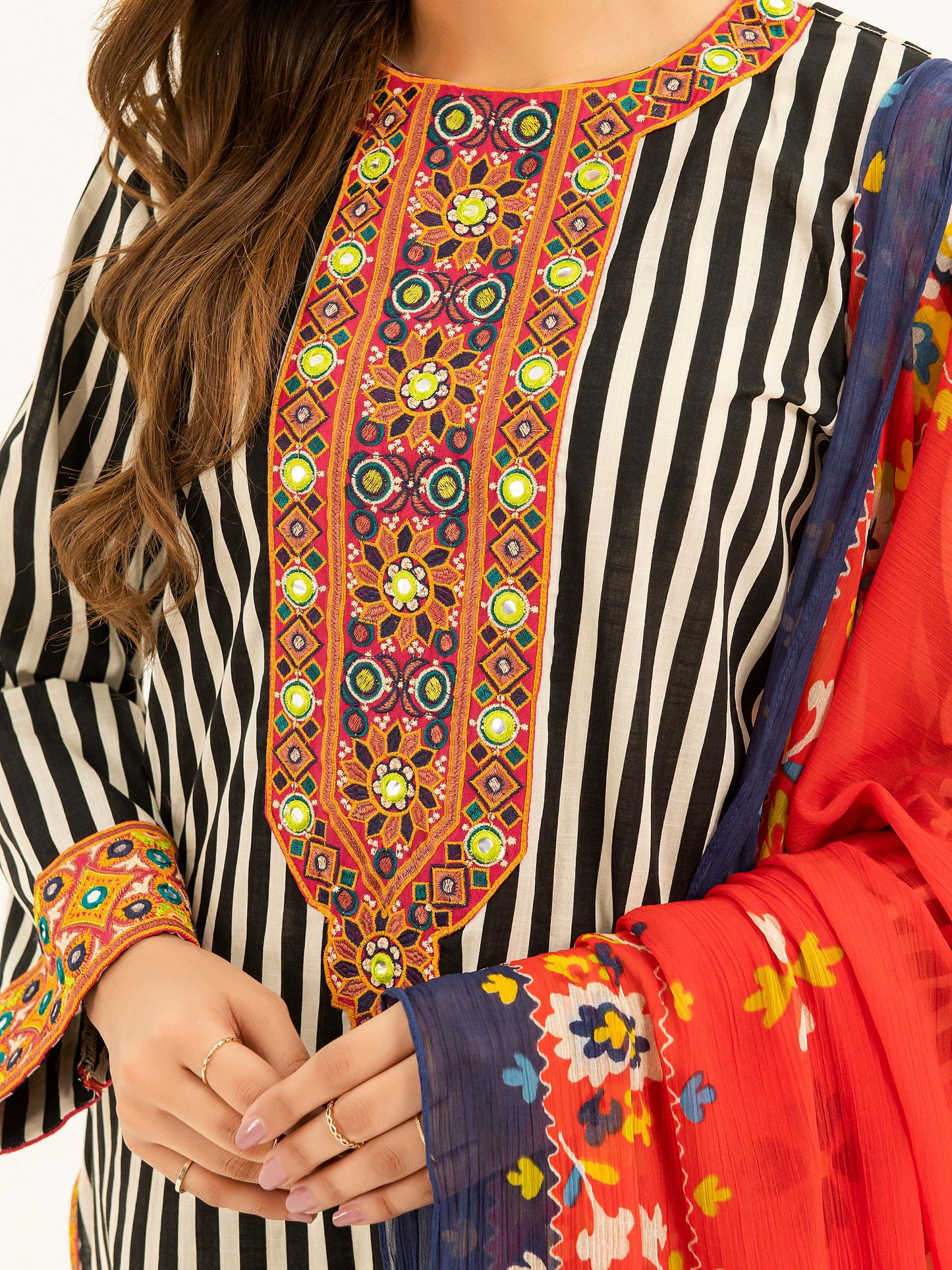 Embroidered Lawn Suit