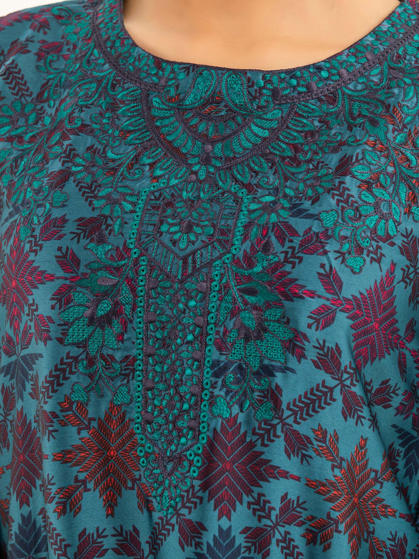 Embroidered Silk Shirt