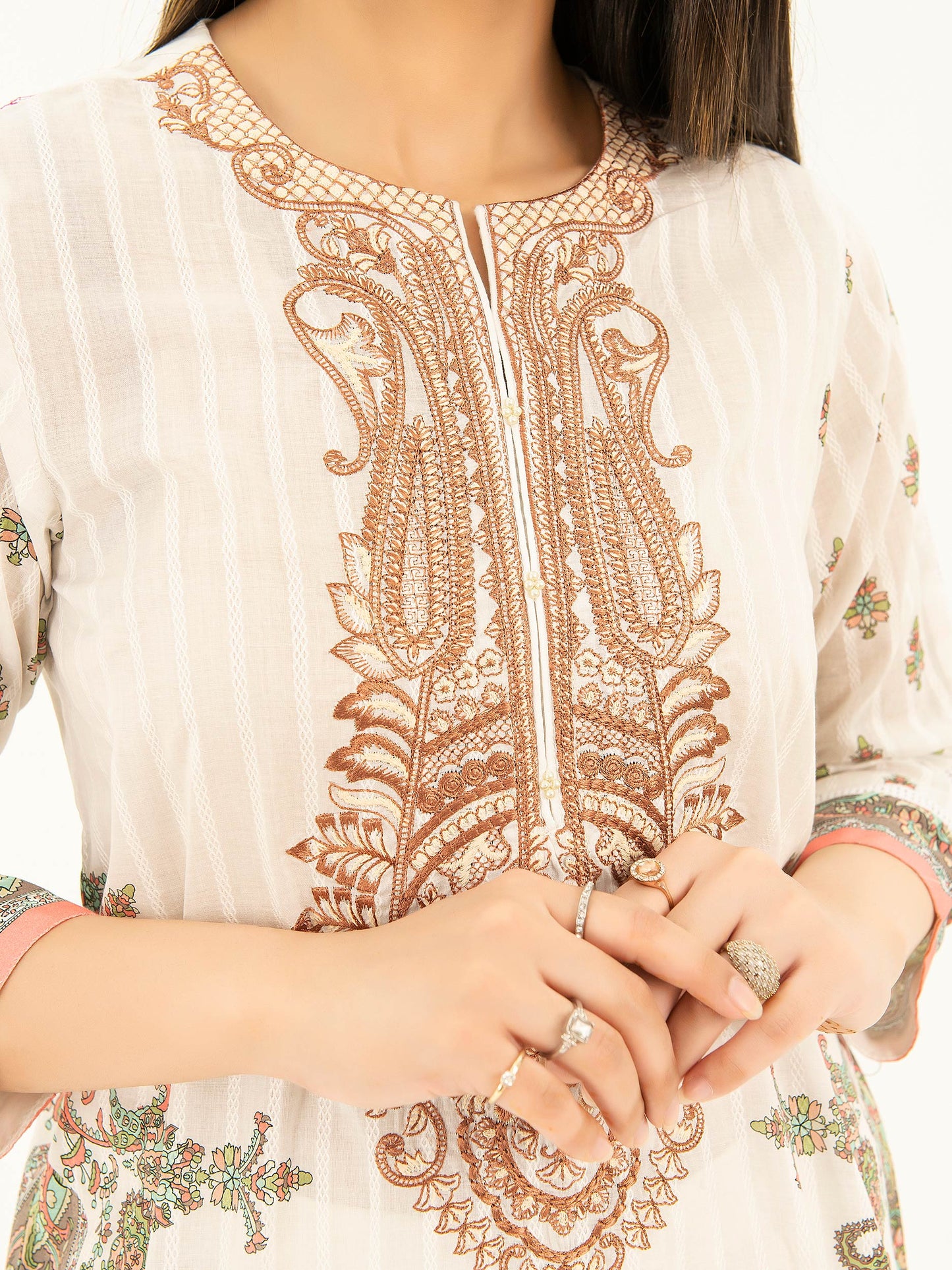 Embroidered Lawn Shirt