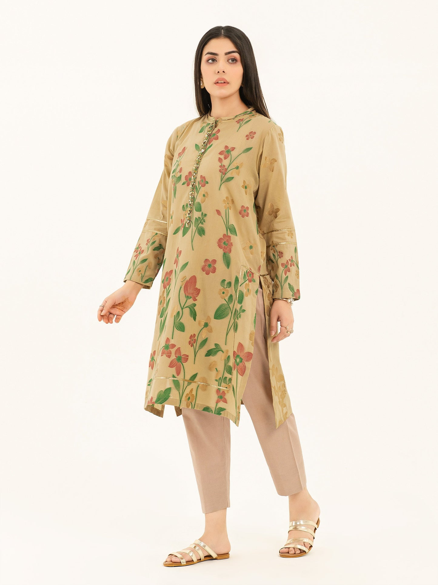 Embellished Jacquard Shirt