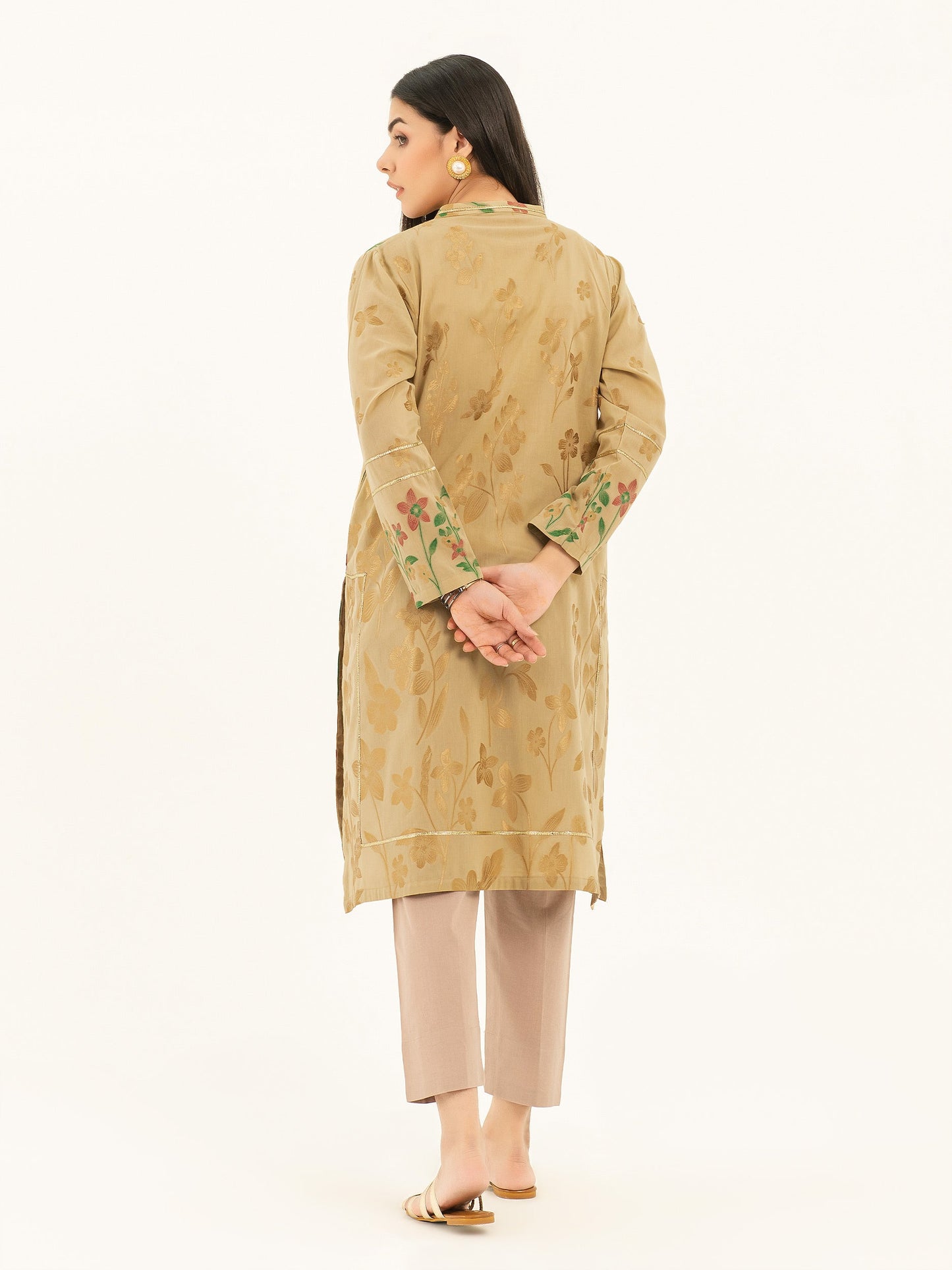 Embellished Jacquard Shirt