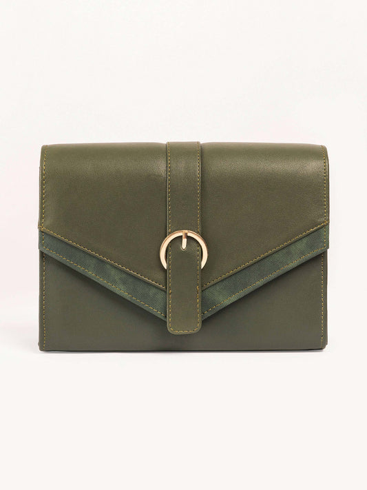 Buckled Clutch Bag