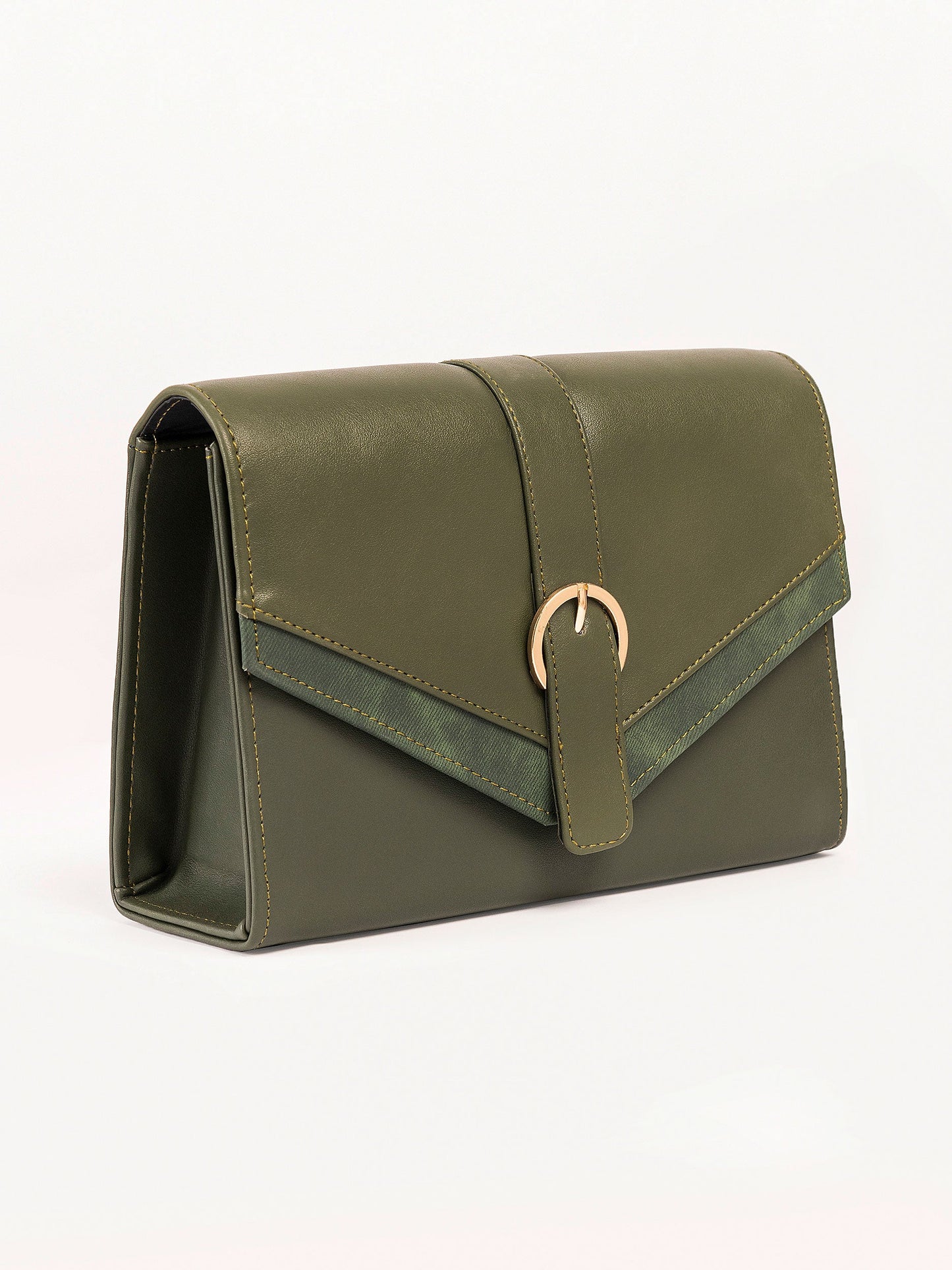 Buckled Clutch Bag