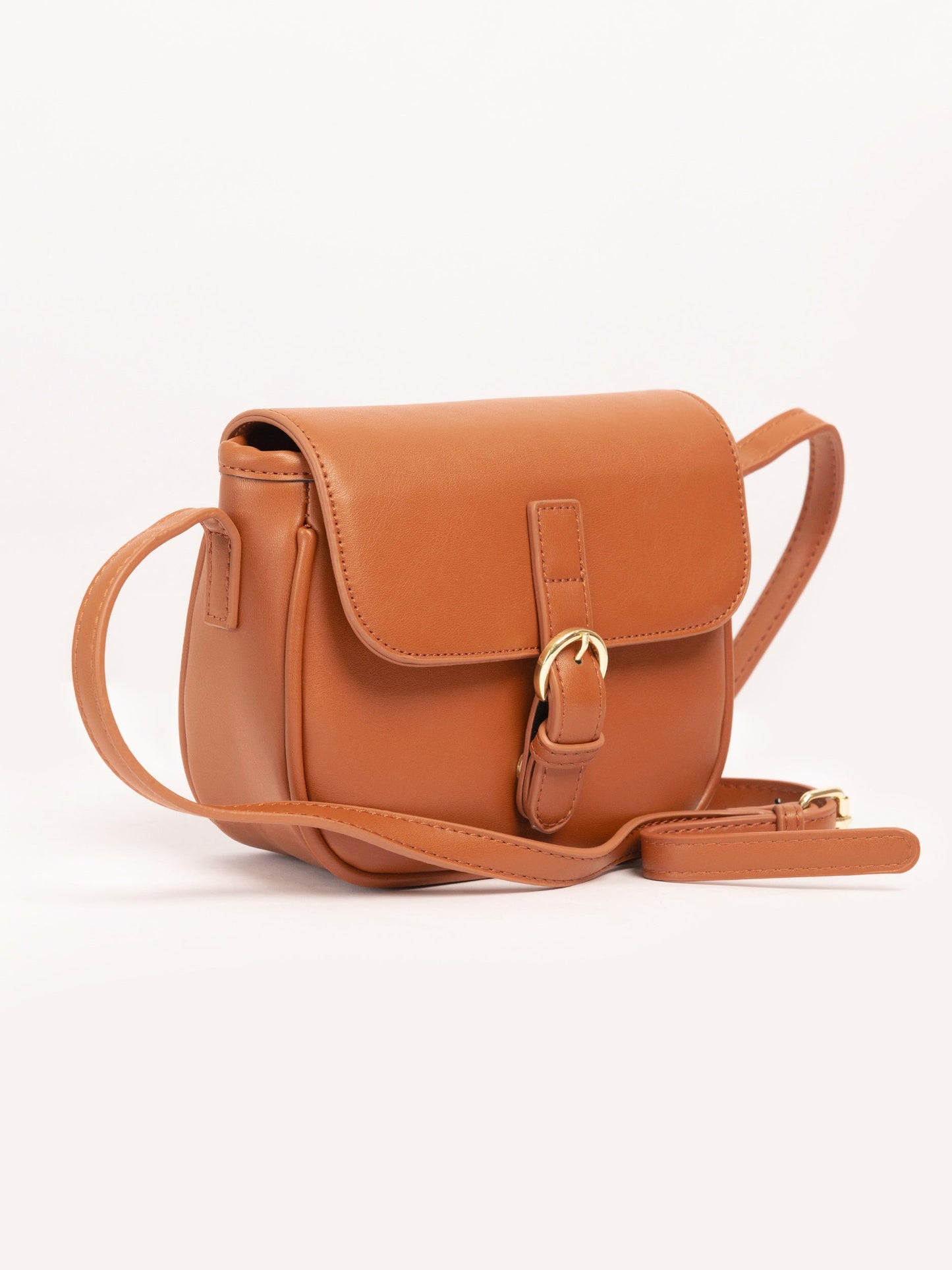 Buckled Mini Saddle Bag