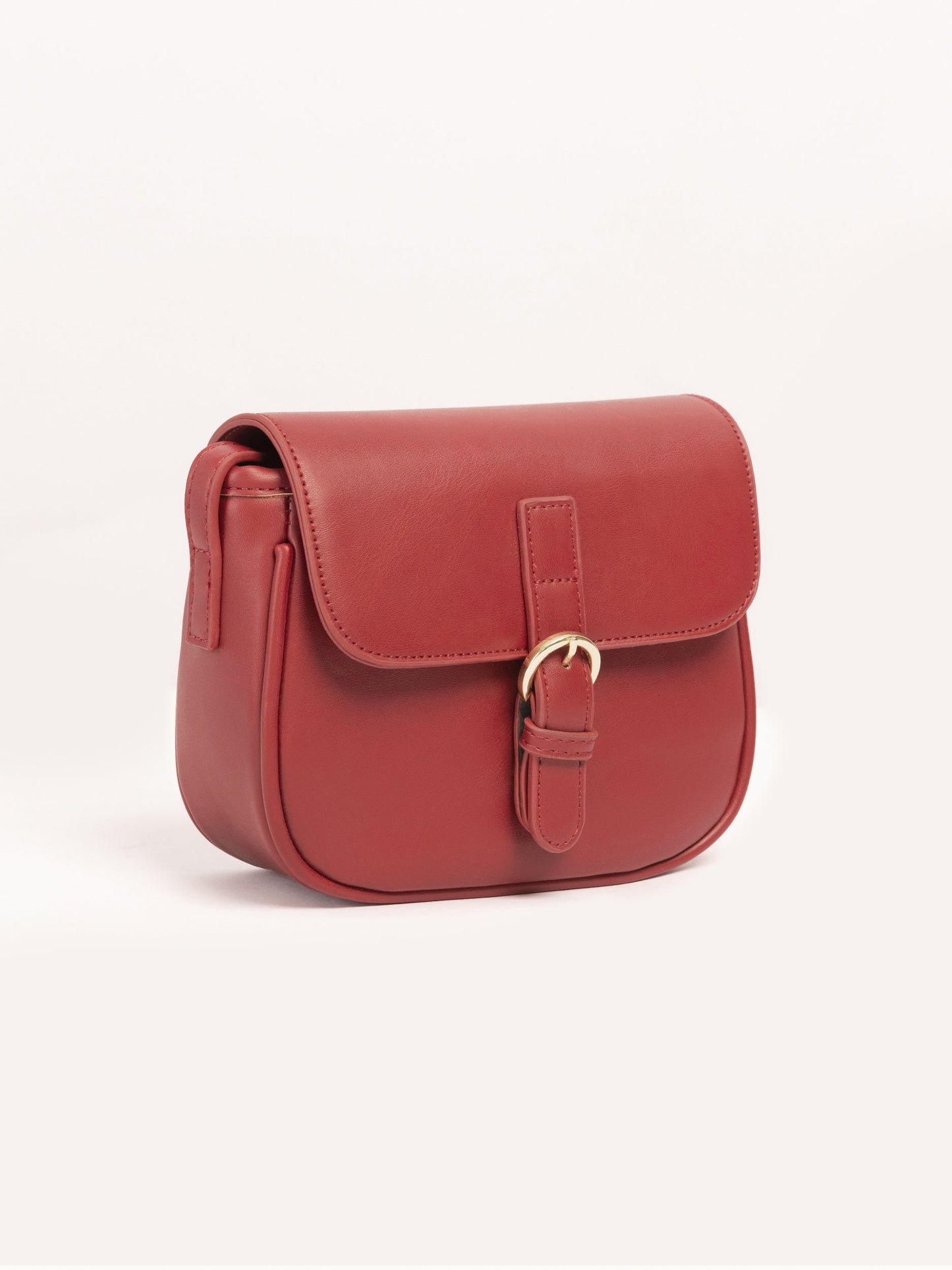 Buckled Mini Saddle Bag