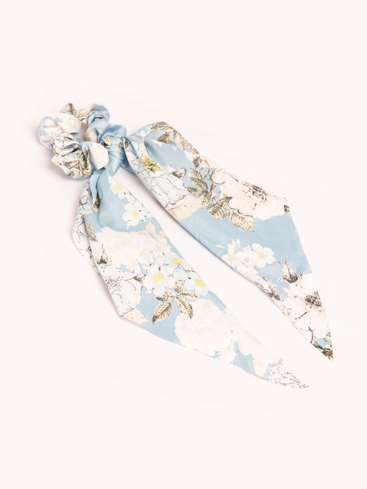 Floral Scrunchie With Tail