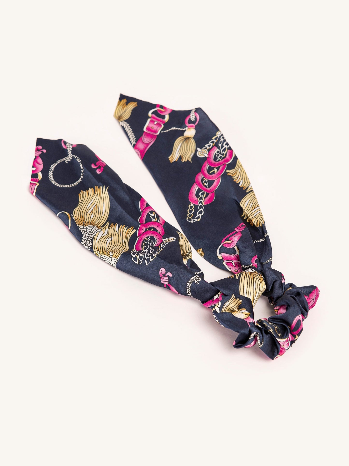 Printed Scrunchie With Tail