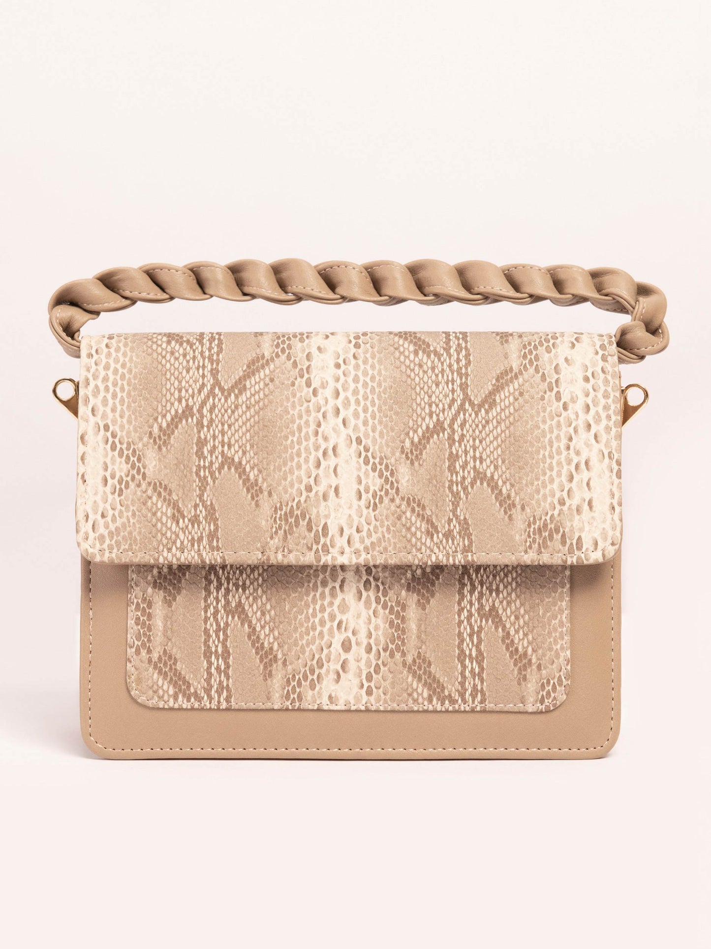 Printed Textured Handbag