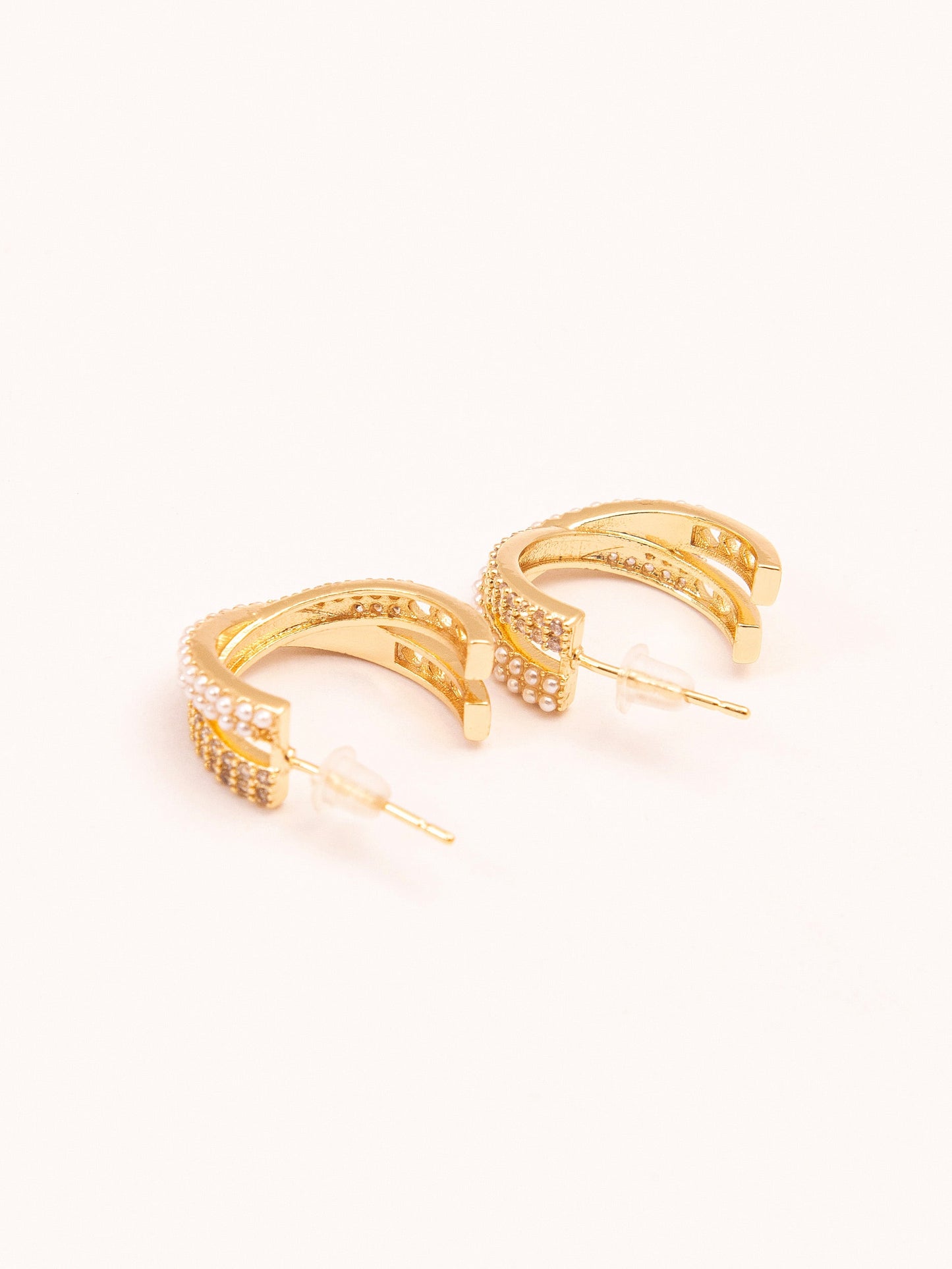 Double C-Hoop Earrings