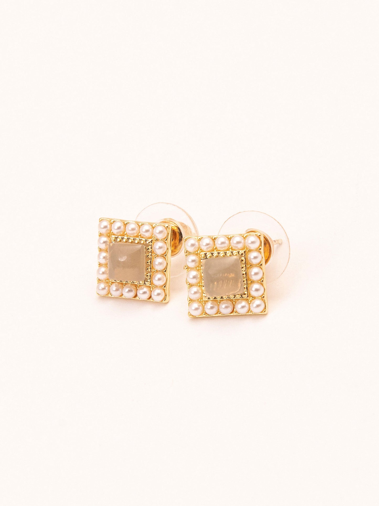 Square Stud Earrings