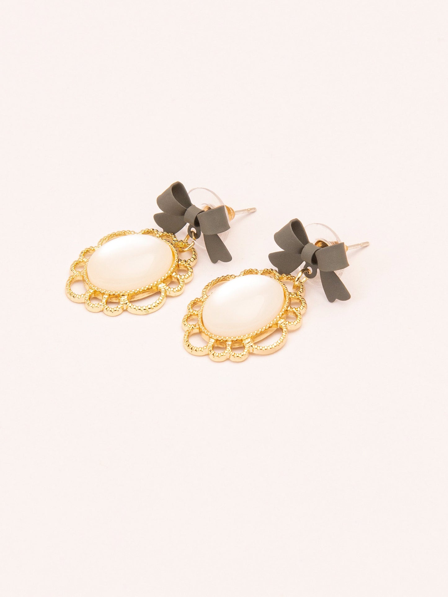 Bow Tie Drop Earrings
