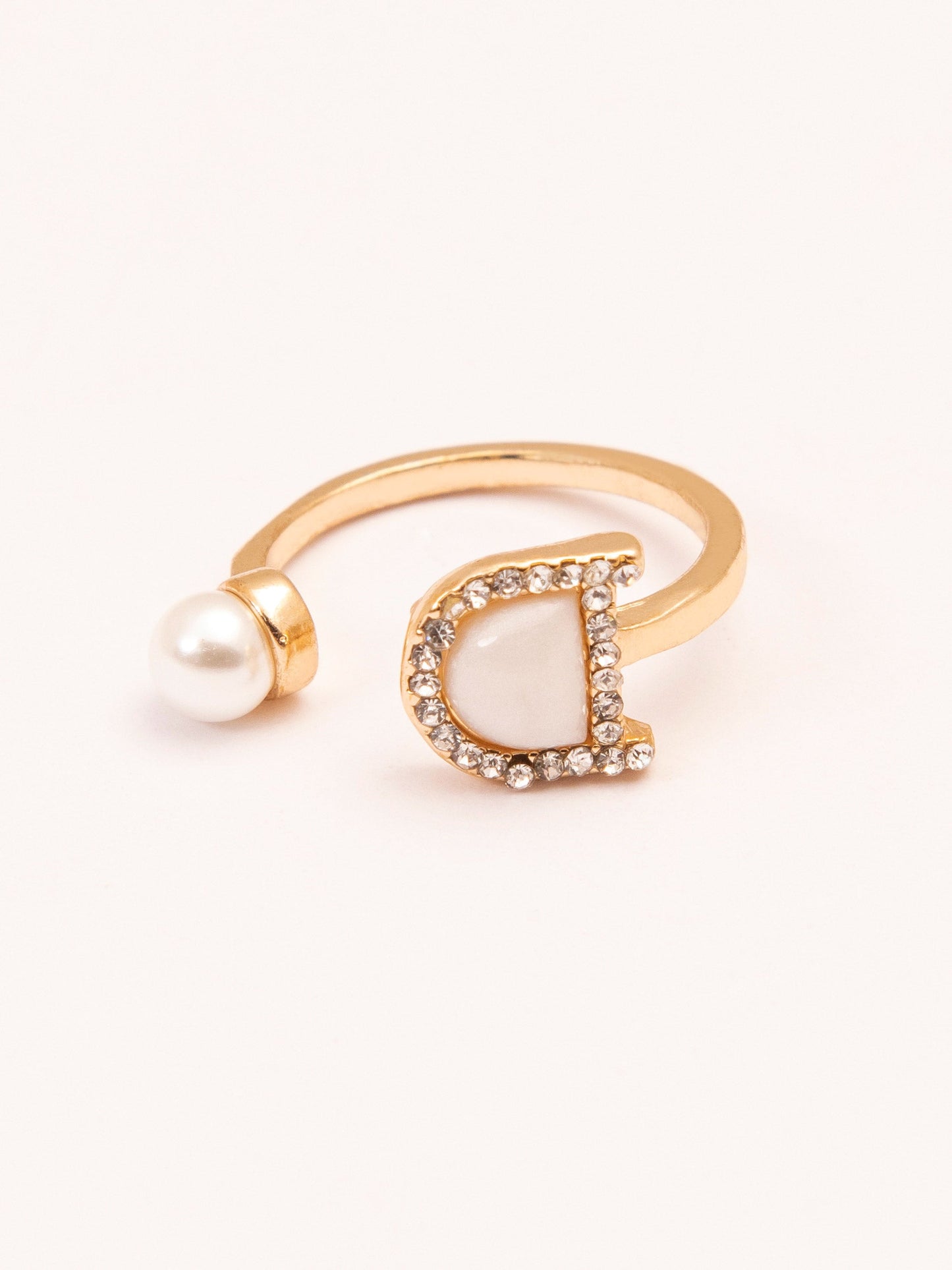 Embellished Two Heads Ring