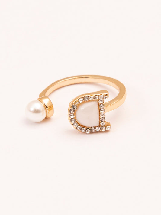 Embellished Two Heads Ring