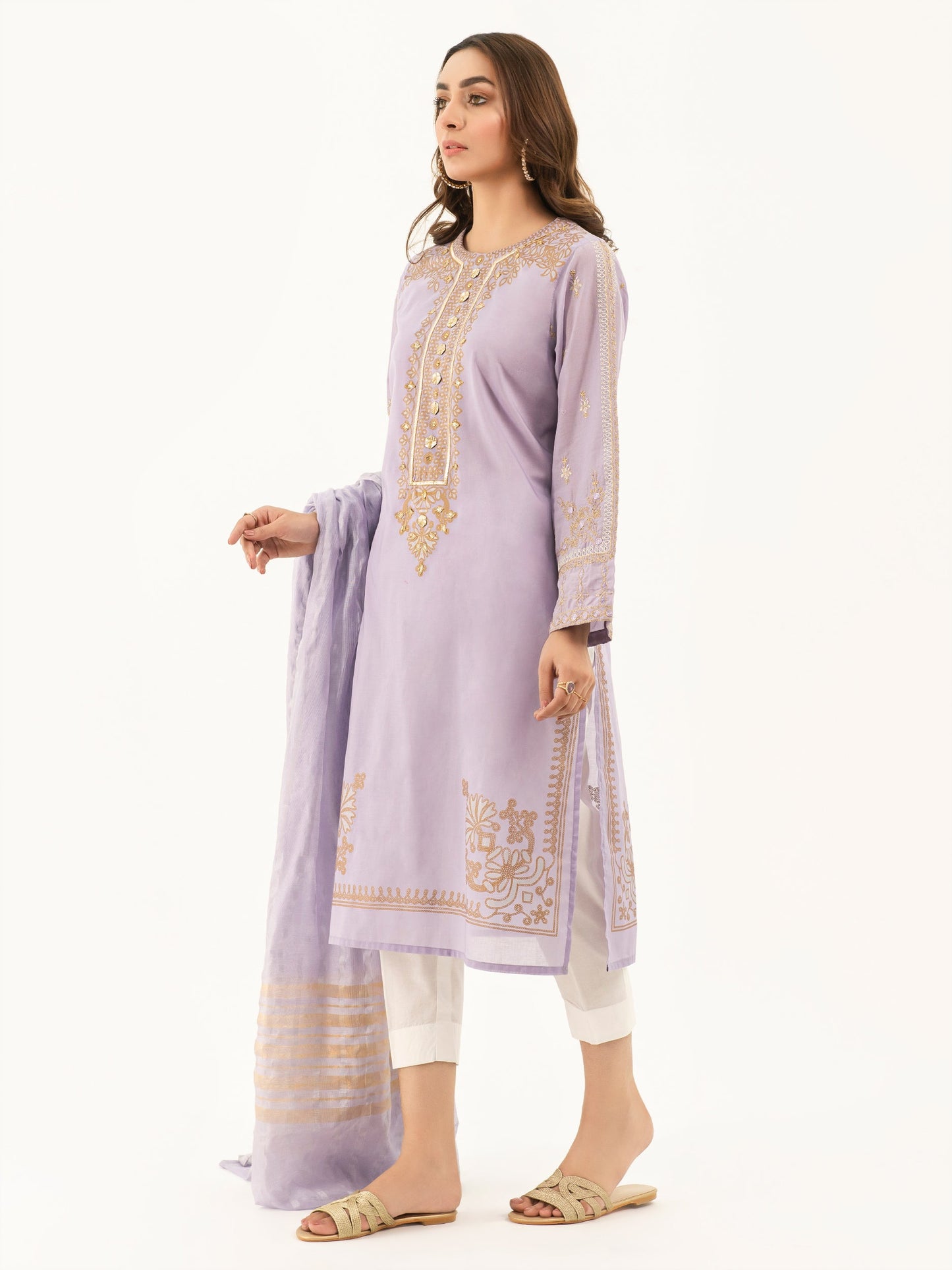 Embroidered Lawn Suit