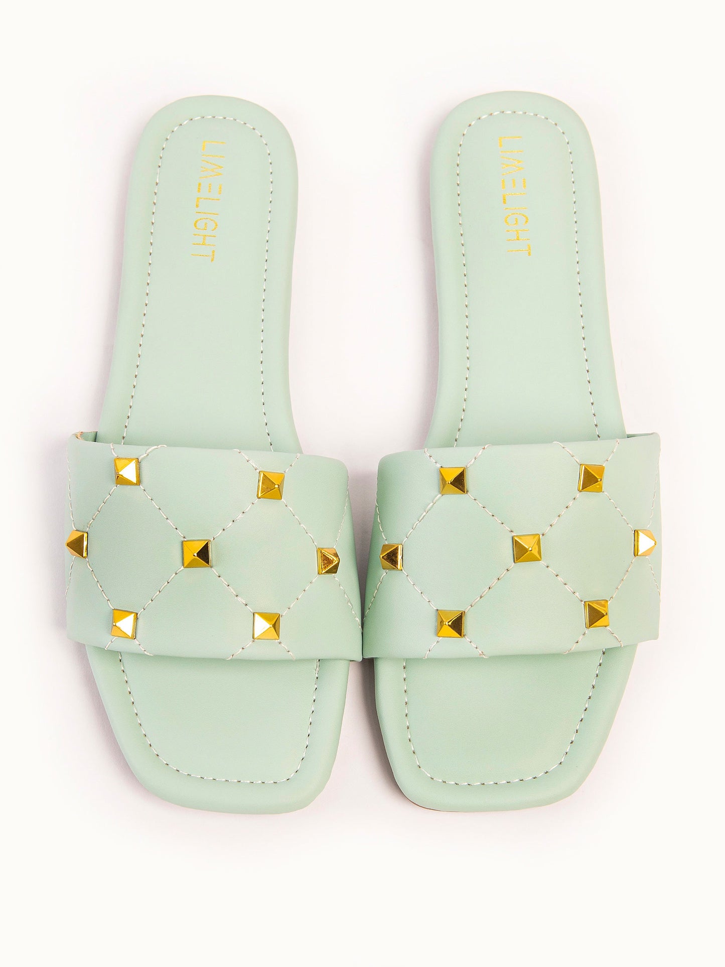 Metallic Crisscross Flats