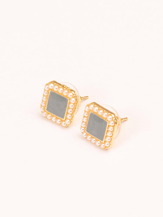 Square Stud Earrings