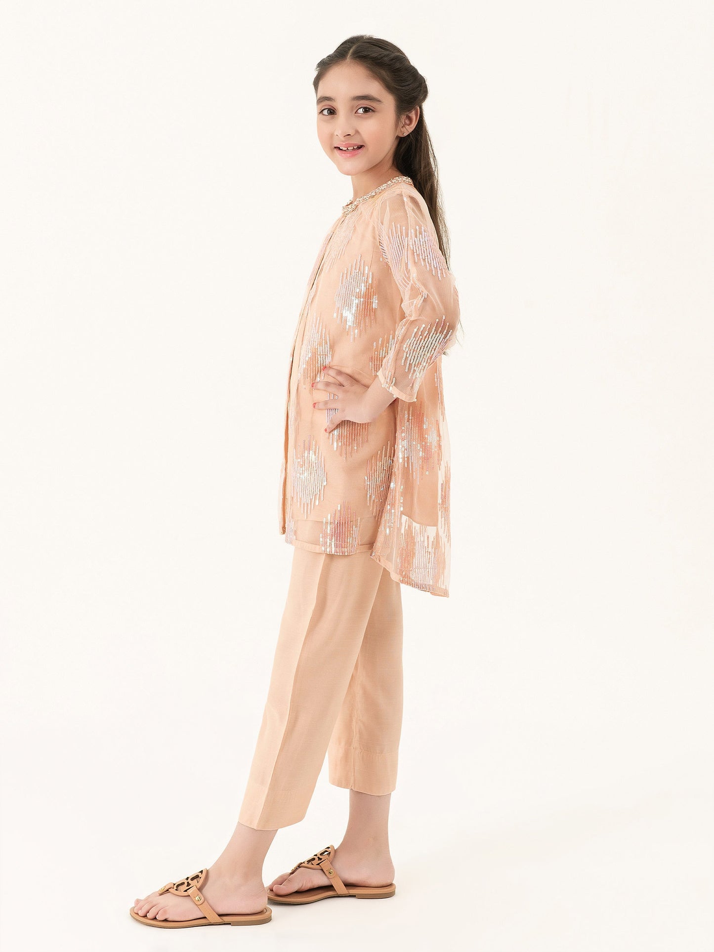 Embellished Net Suit