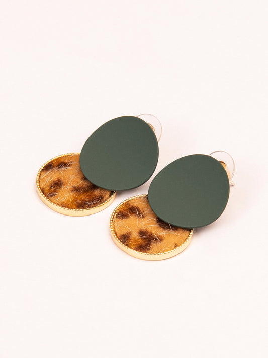 Circular Drop Earrings