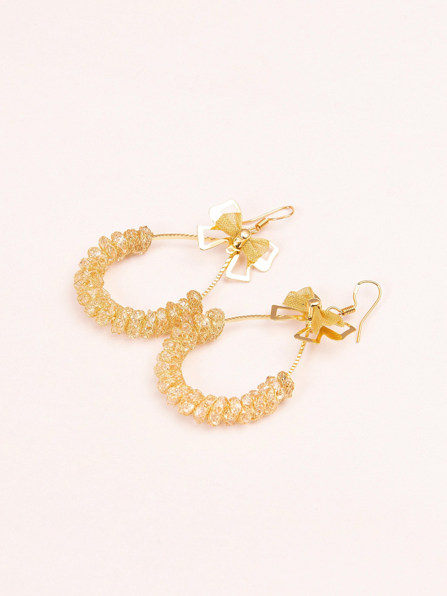 Mesh Bow Earrings