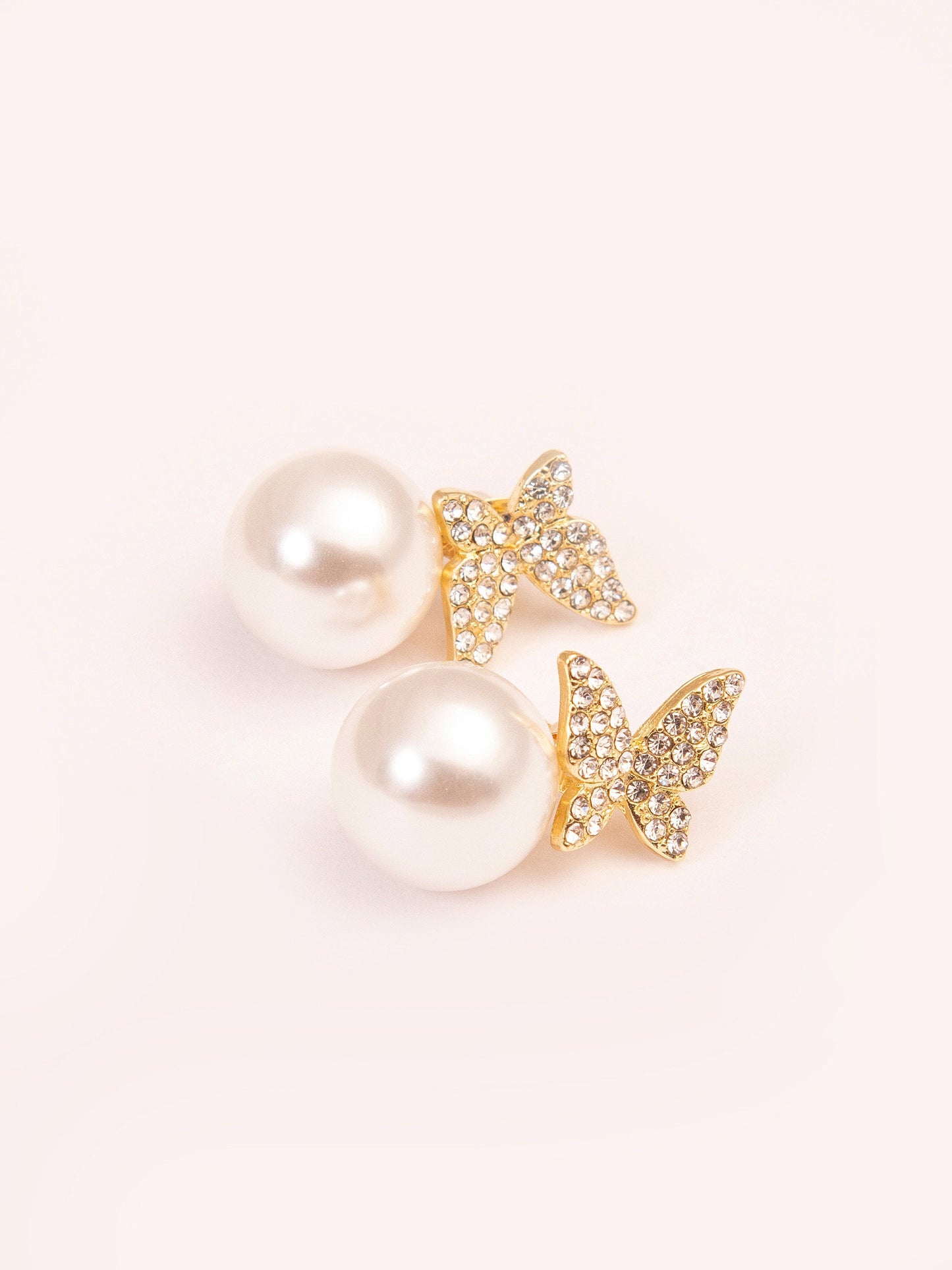 Pearl Butterfly Earrings